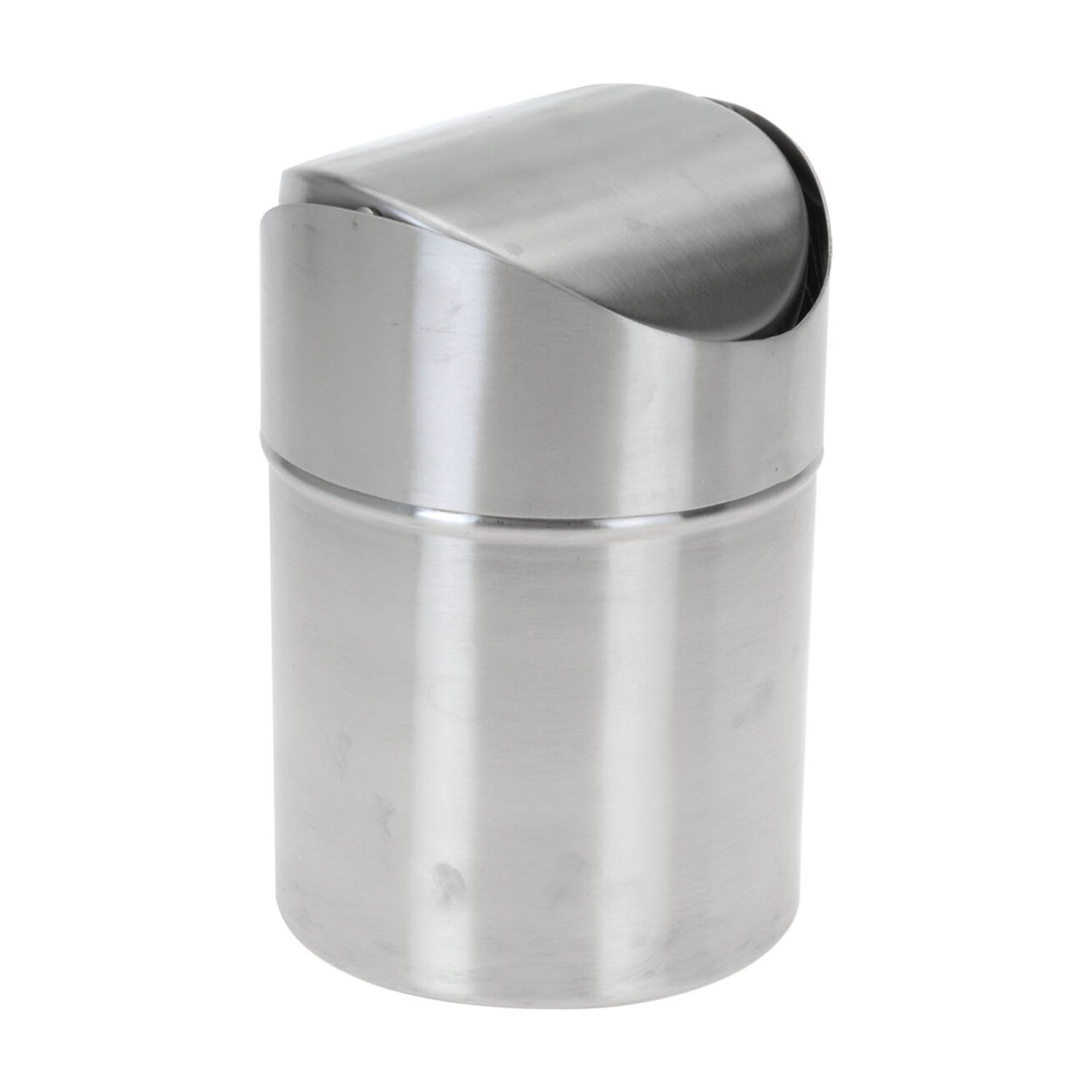 Mojawo Попільнички Edelstahl Abfalleimer Косметички Сміттєві урни Tischeimer 1 Liter