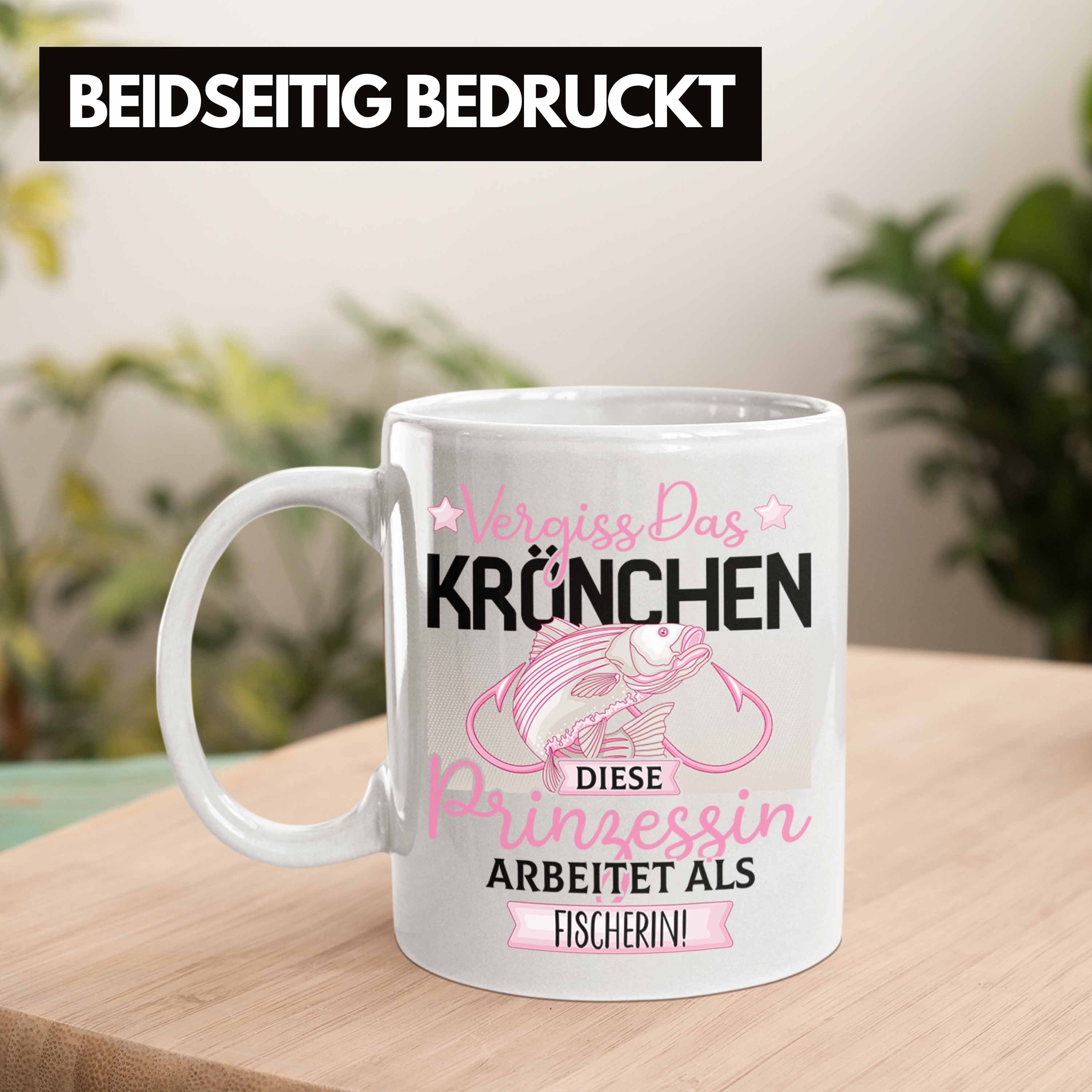 Das Weiss Prinz Geschenk Fischerin Kröchen Diese Trendation Spruch Frauen Tasse Vergiss Tasse