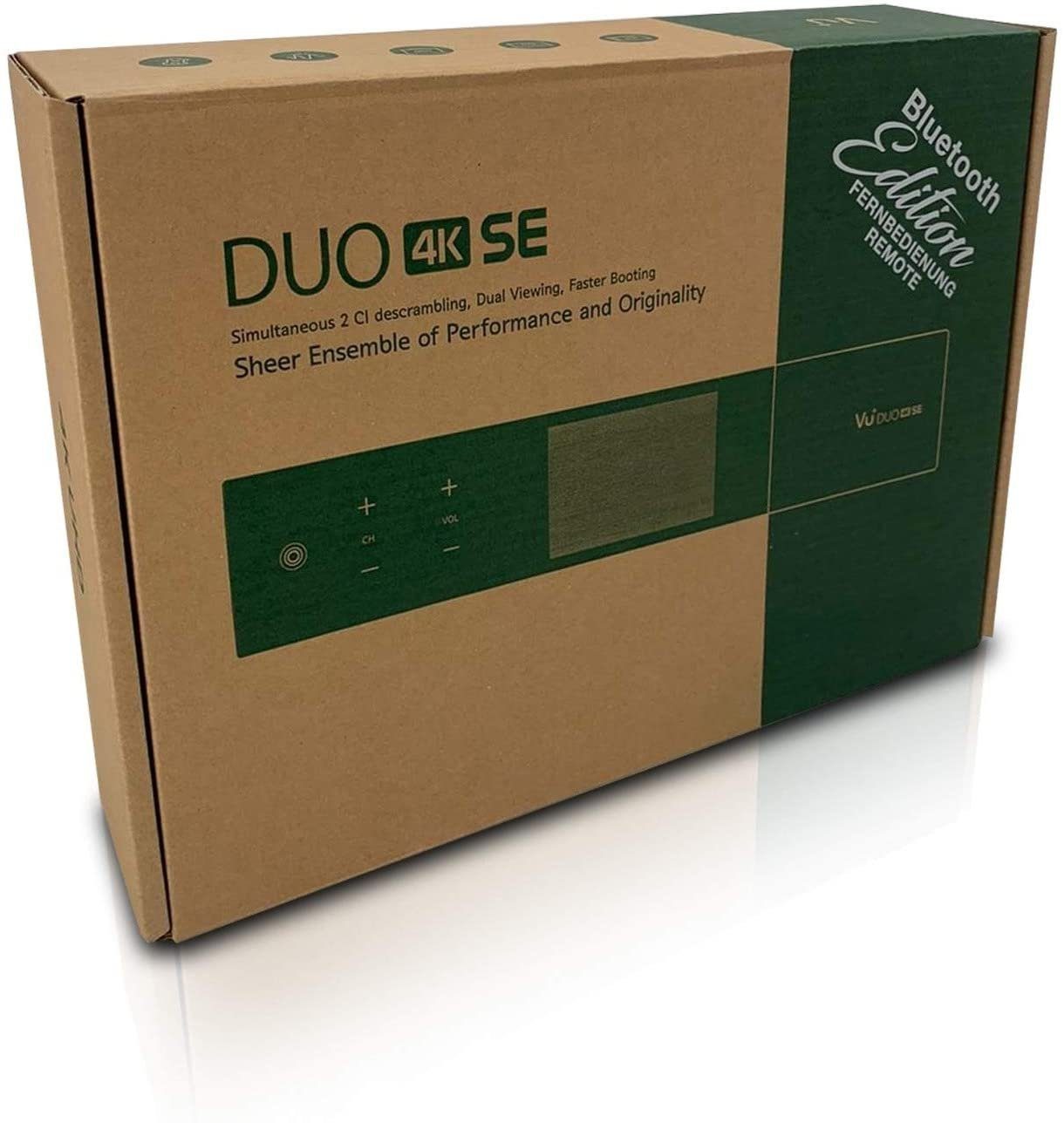 VU+ VU+ Duo 4K SE BT 1x DVB-C FBC Twin Tuner PVR Ready Linux Receiver UHD Kabel-Receiver