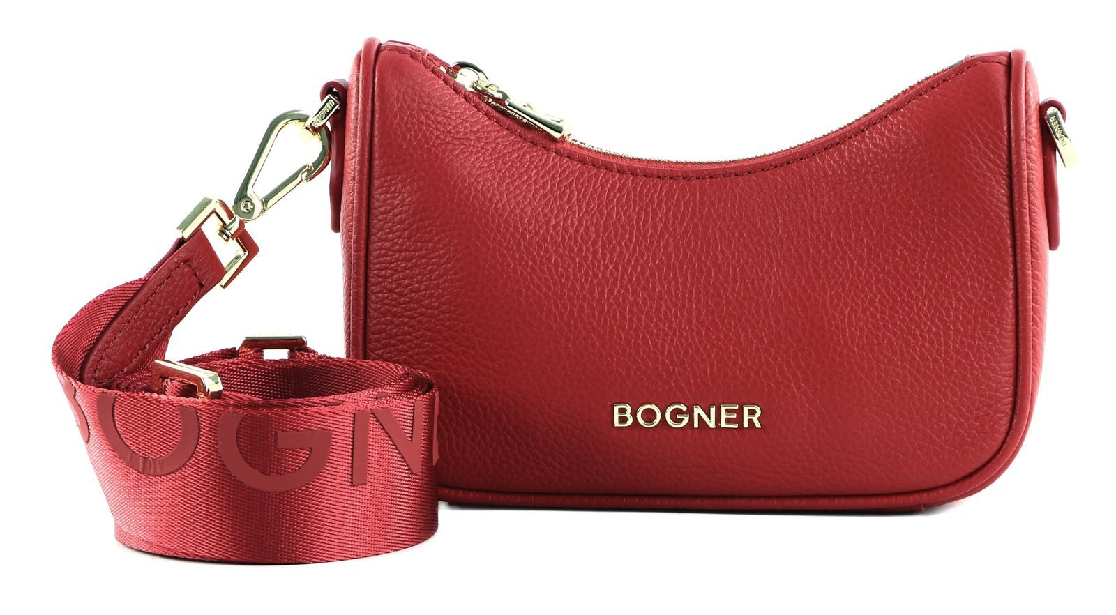 BOGNER Umhängetasche Lora Shoulderbag, aus echtem Leder