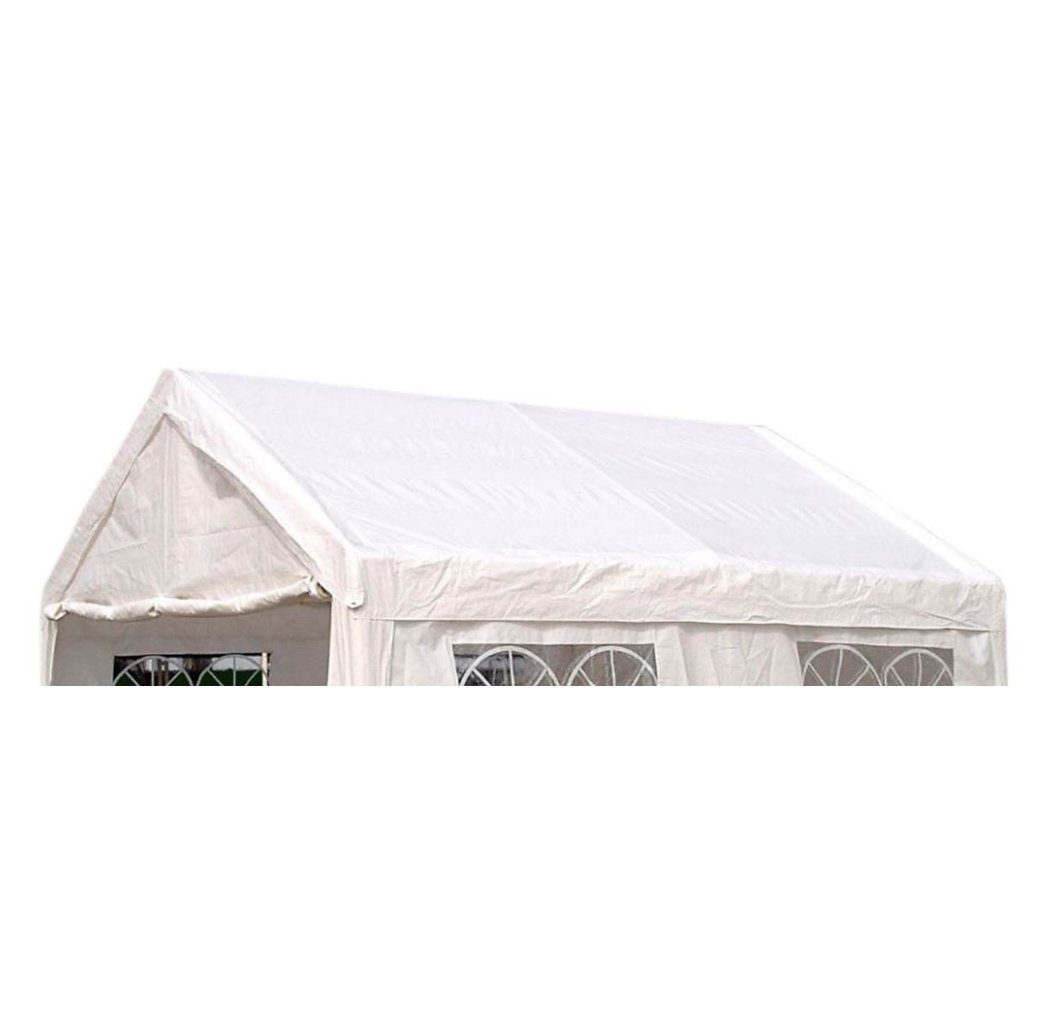 DEGAMO Pavillon-Ersatzdach PALMA, für Zelt 3x4 Meter, PE weiss 180g/m², mit Spanngummis