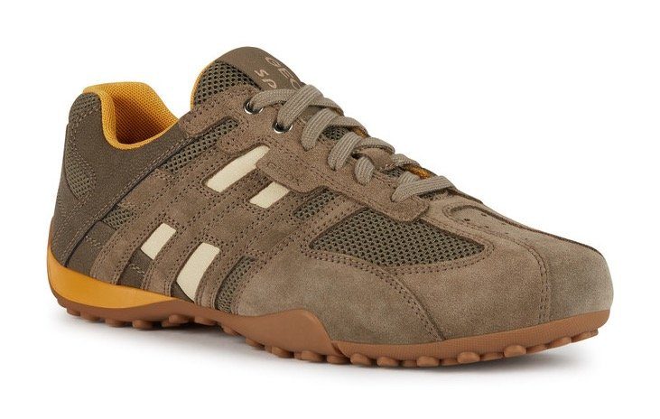 Geox UOMO SNAKE A Sneaker mit stylischem Muster, Freizeitschuh, Halbschuh, Schnürschuh