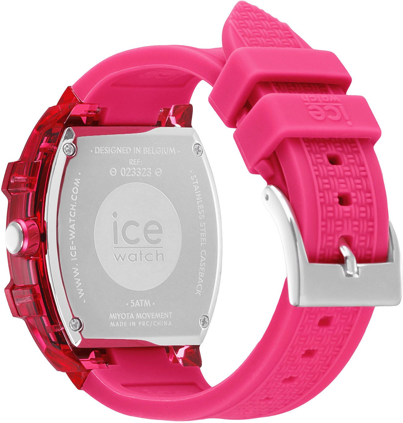 ice-watch Quarzuhr ICE boliday - Women - Plastic - Small - 3H 023323, Armbanduhr, Damenuhr, Silikonarmband, analog