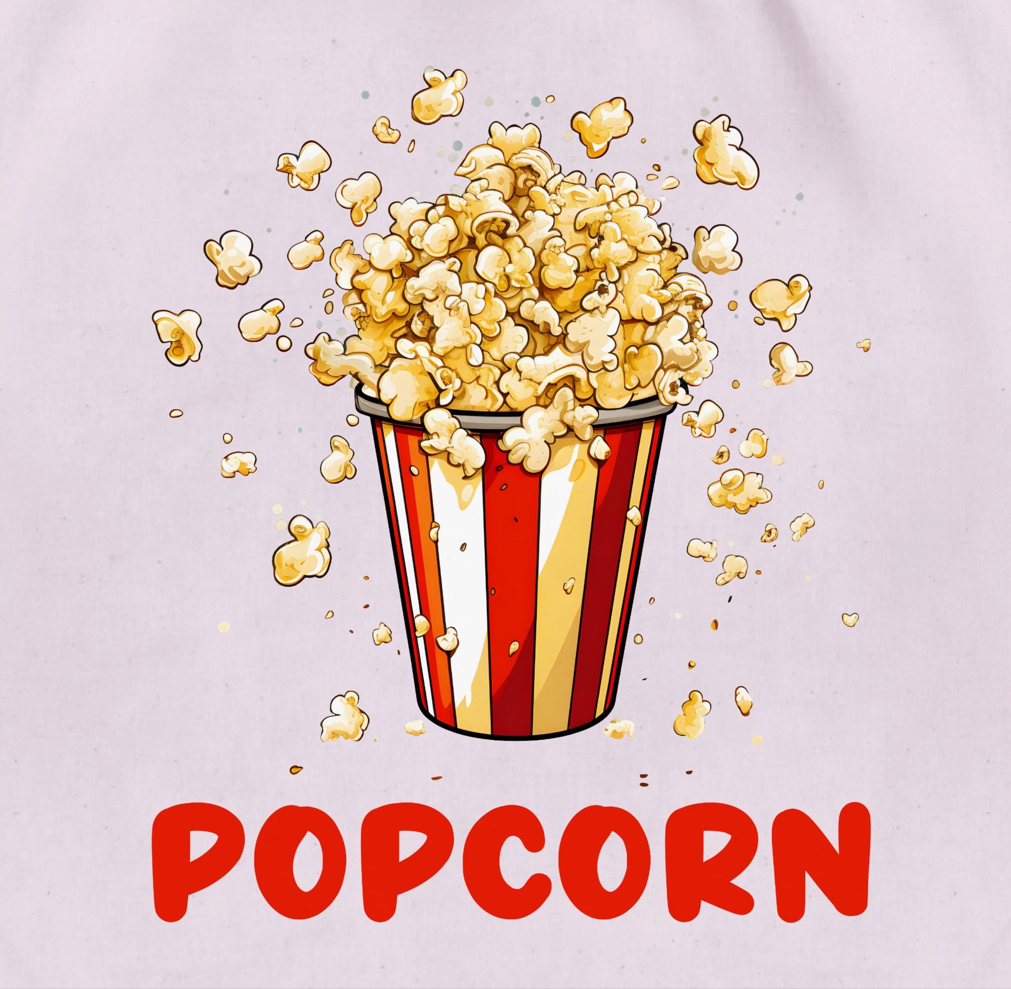 Shirtracer Turnbeutel Popcorn Fan I Popcornverkleidung Karneval I Filmliebhaber Pop Corn I F, Karneval & Fasching