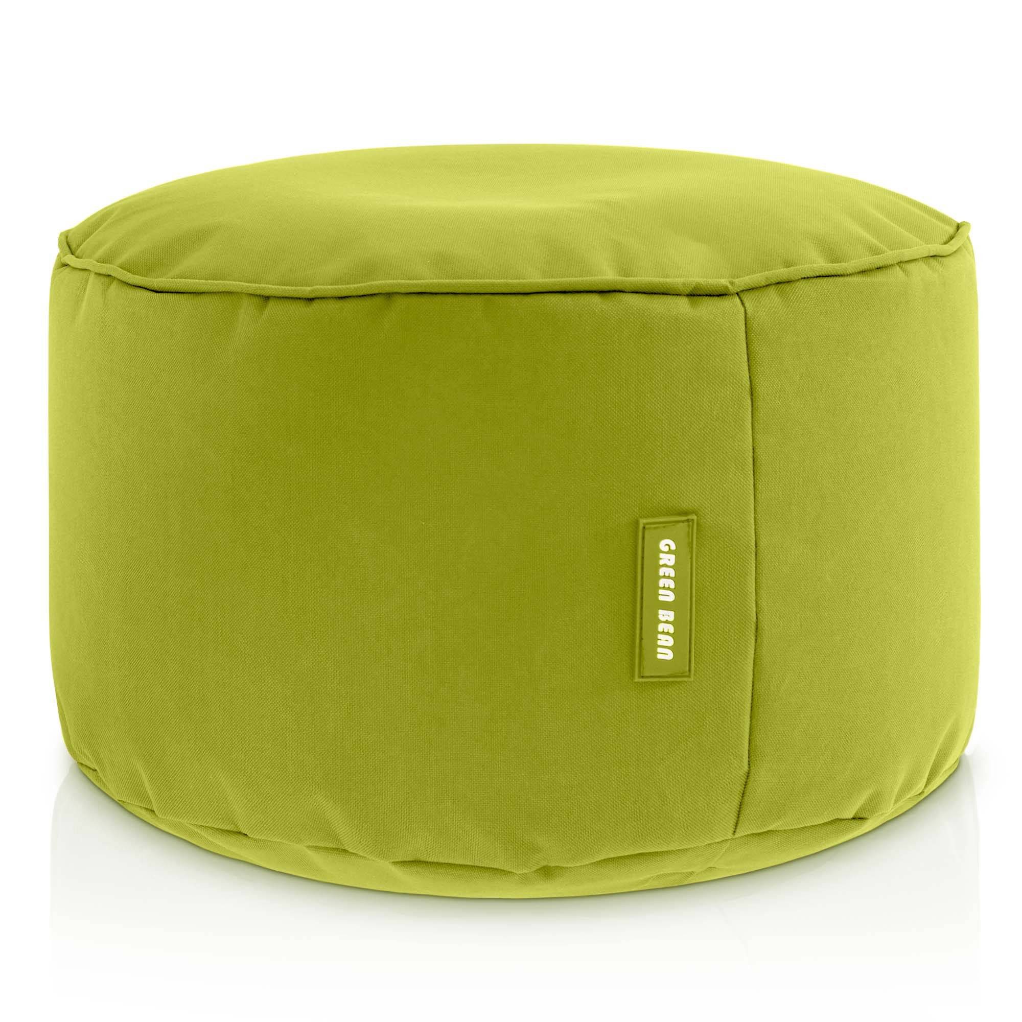 Green Bean Pouf Sitzsack-Hocker Pouf Stay 45x25cm (Sitzsack-Hocker 45x25cm mit EPS-Perlen Füllung -, Fußhocker Fußkissen Sitz-Pouf für Sitzsäcke), die ideale Ergänzung zum Sitzsack