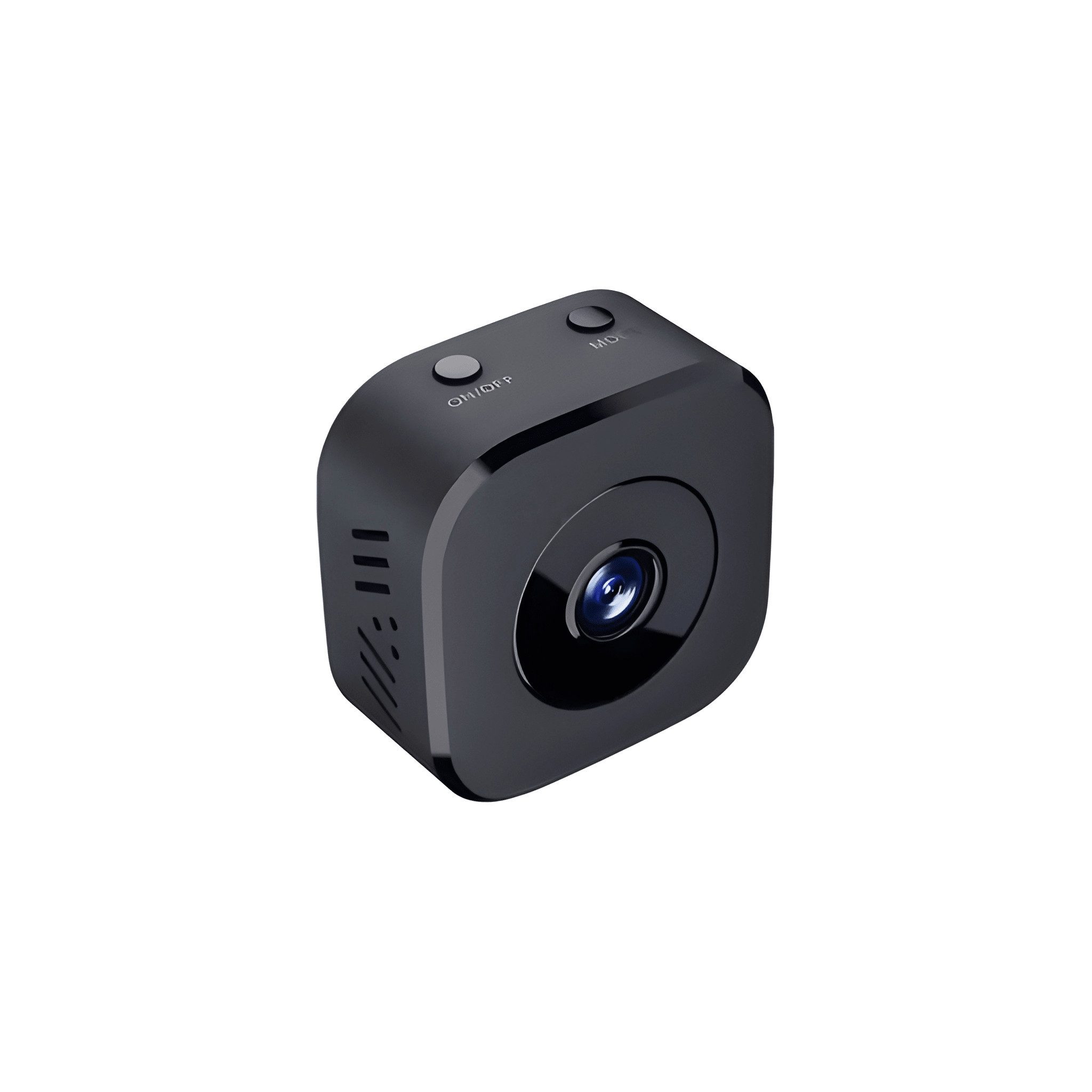 Athlix Überwachungskamera Mini-Überwachungskamera 4K FullHD WiFi-Überwachung Bewegungserkennung (Innen, Infrarot, Nachtsicht, Wasserdicht, 2-Wege-Audio)