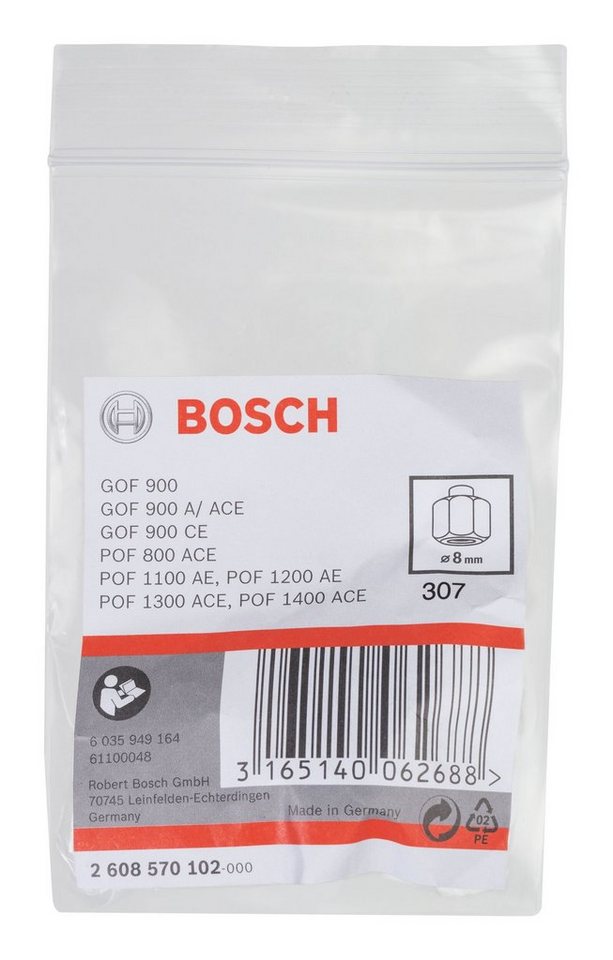 Thumbnail - BOSCH Spannzange, Schlüsselweite - 19 x 8 mm