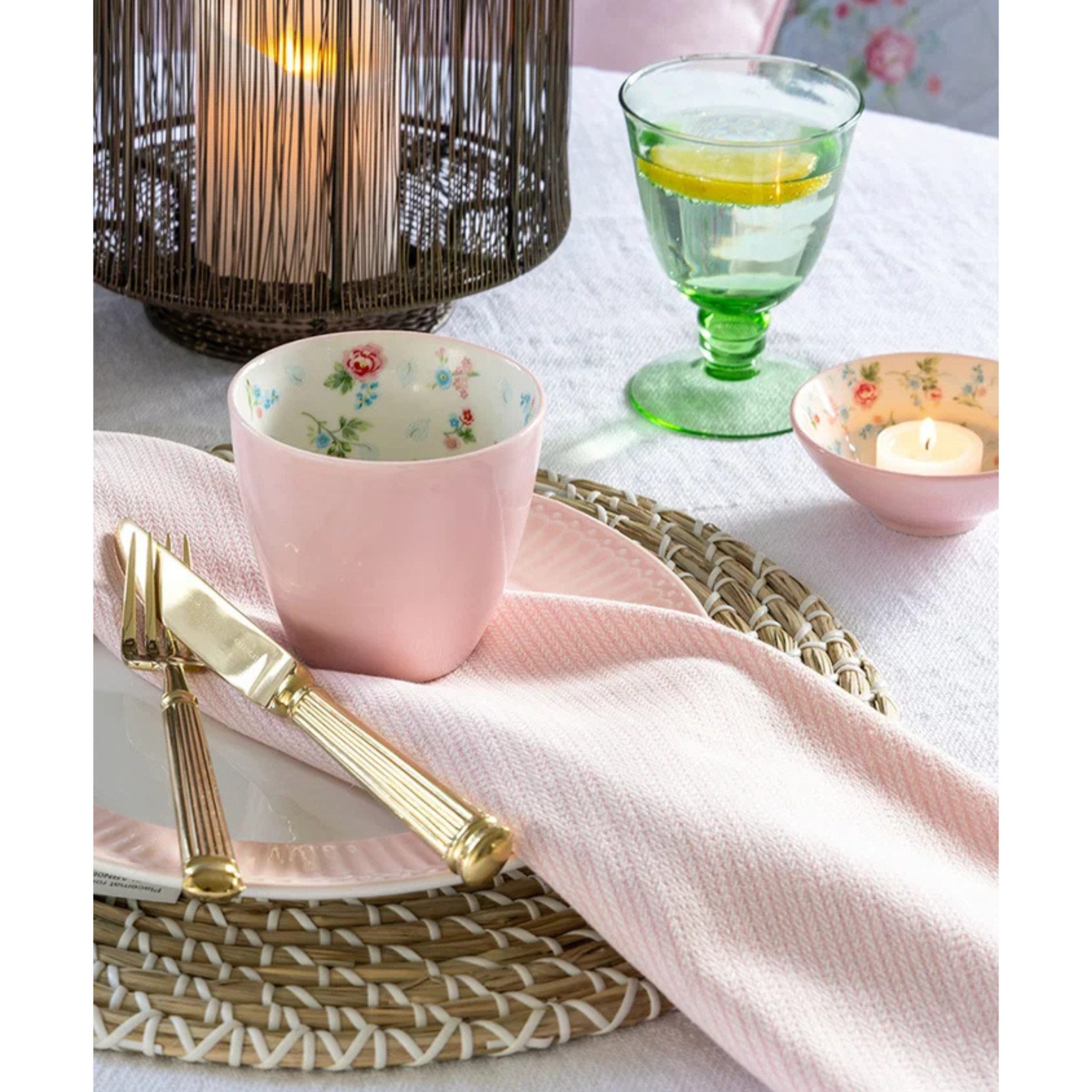 Greengate Stoffserviette GreenGate Stoffserviette Alicia hellrosa