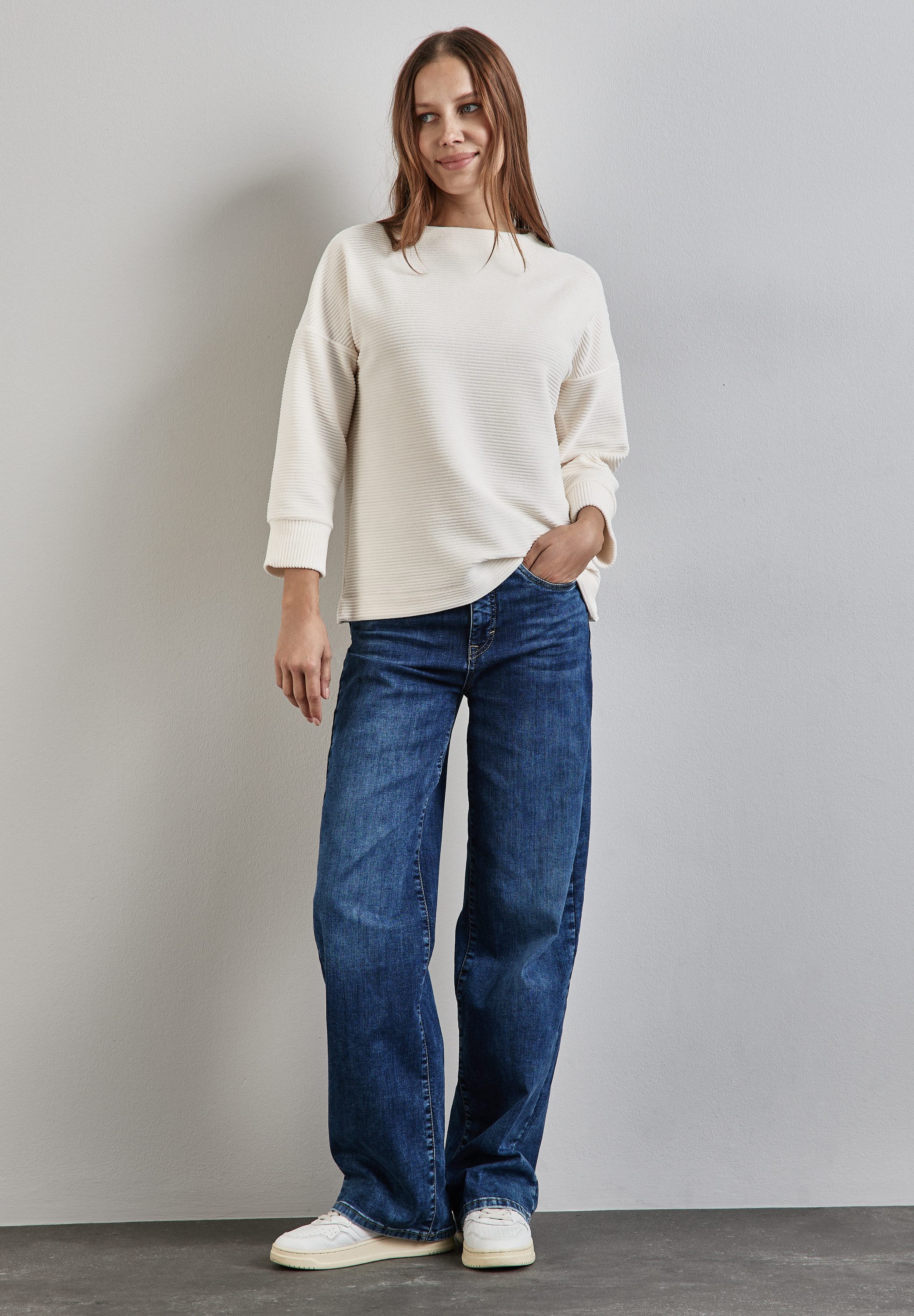 STREET ONE Langarmshirt mit Turtleneck