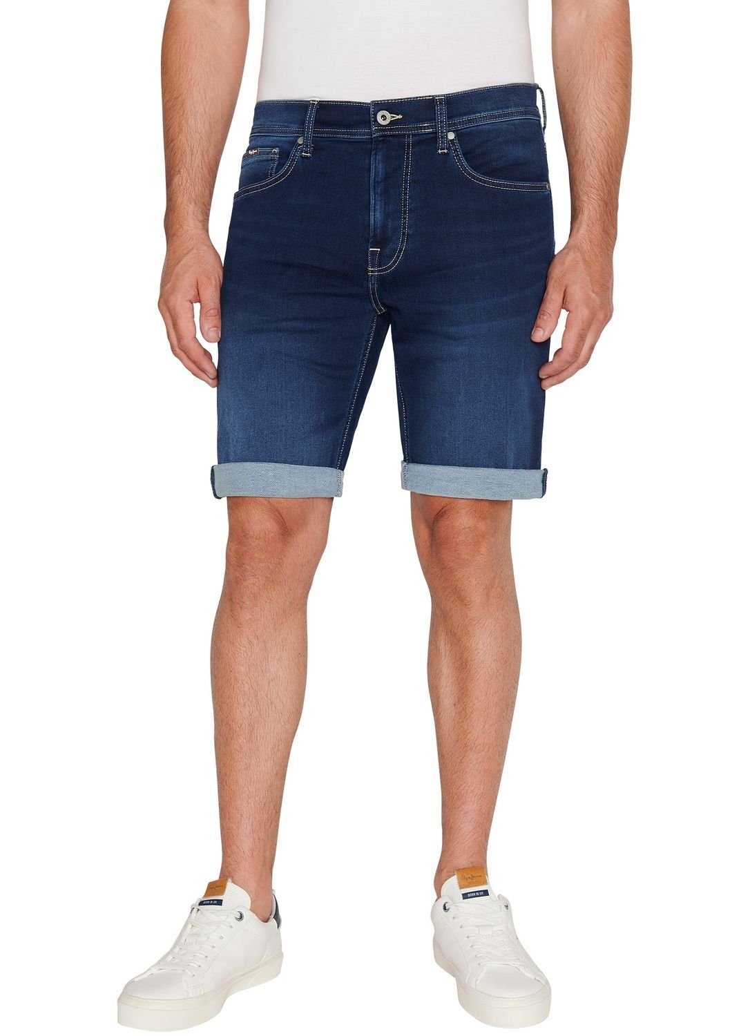 Pepe Jeans Jeansshorts SLIM GYMDIGO SHORT mit Stretch