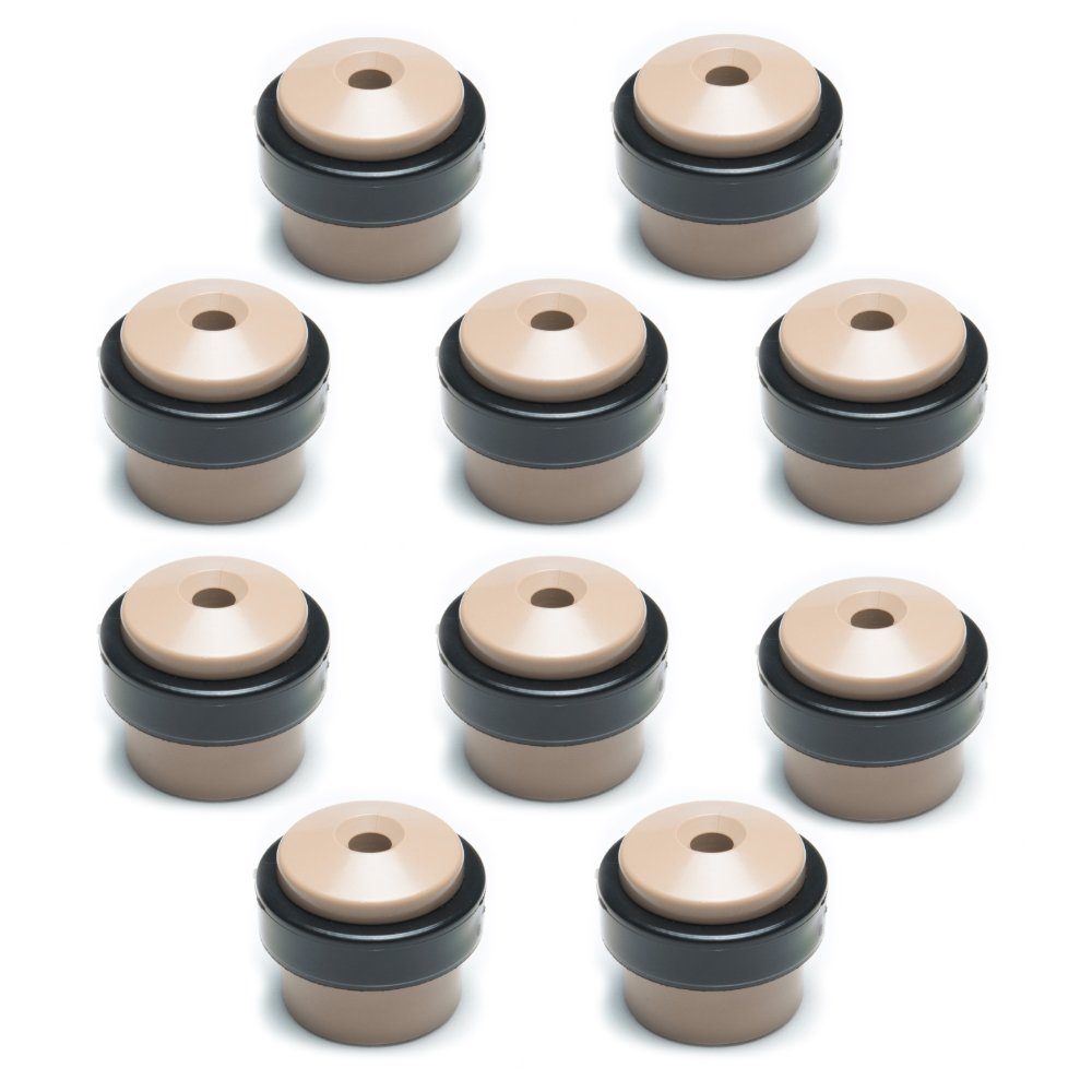 sossai® Türstopper Bodenstopper / Wandstopper NTS5 - SÖREN 1 (10 St), Farbe: Beige