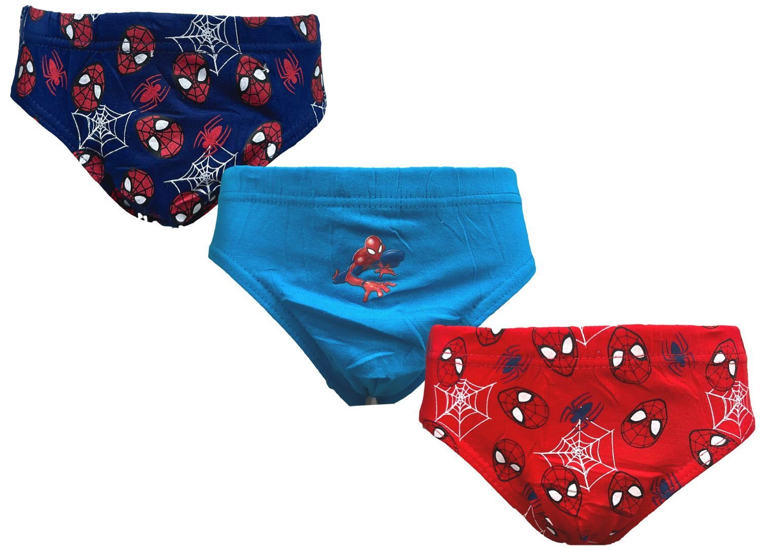 Spiderman Schlüpfer 3x Jungen Slips Unterhosen Spider-Man Schlüpfer 98 104 110 116 128