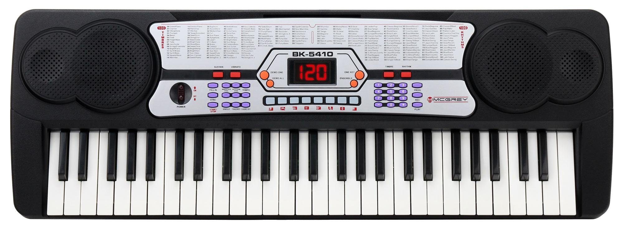 Home-Keyboard BK-5410 - Einsteiger-Keyboard mit 54 Tasten ideal für Kinder