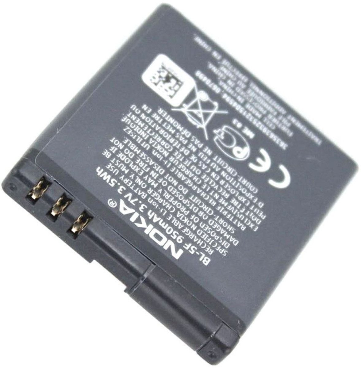 Akku für Nokia SL630 Li-Ion 3,7 Volt 950 mAh schwarz Handy-Akku