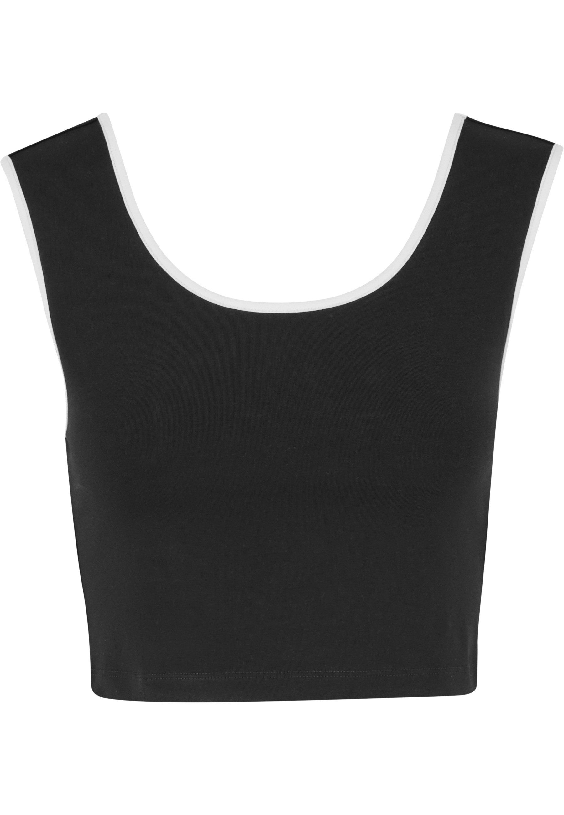 URBAN CLASSICS T-Shirt Urban Classics Ladies Contrast Cropped Top (1-tlg)