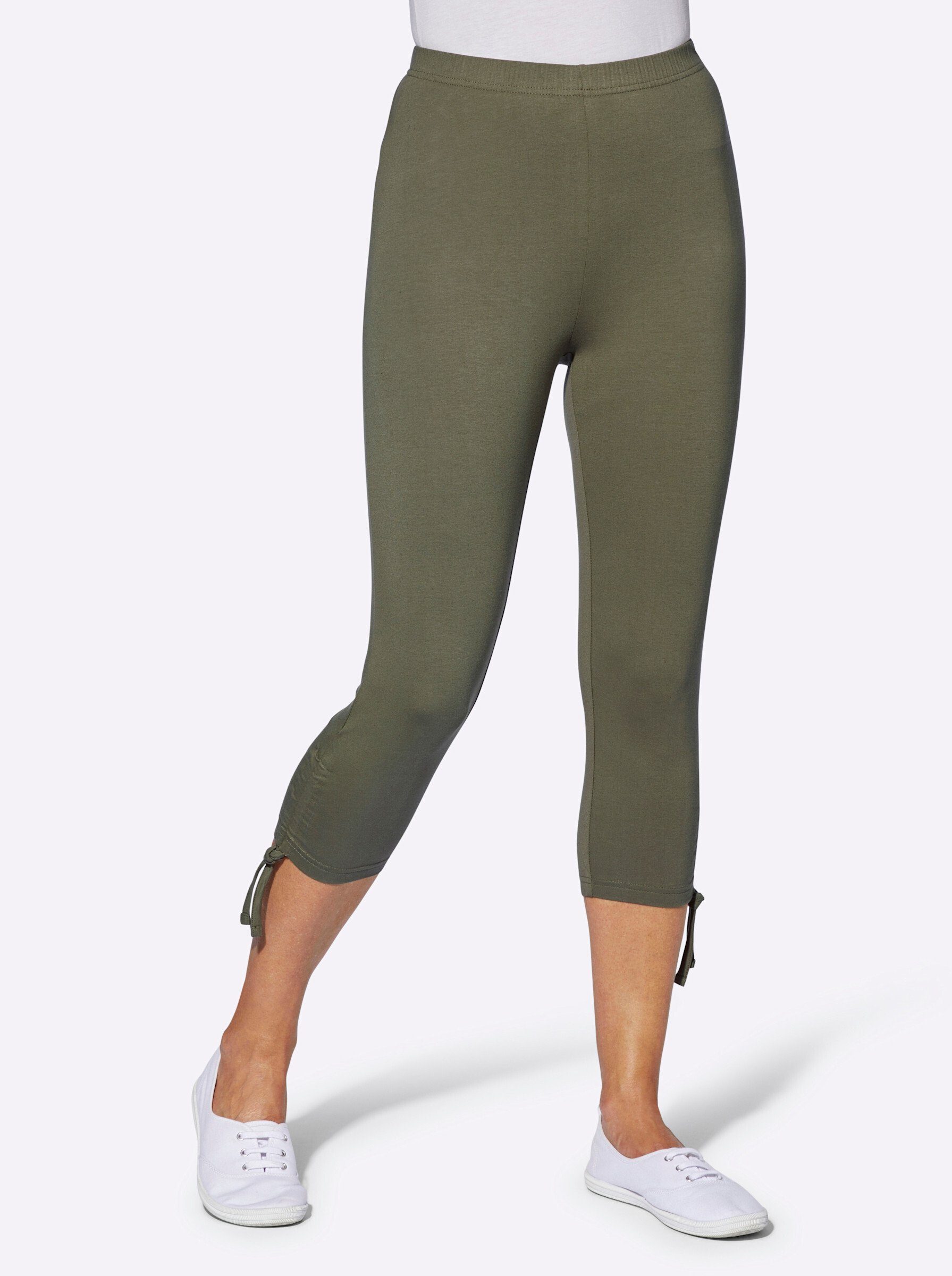 WITT WEIDEN Jerseyhose Innenbeinlänge ca. 49 cm khaki