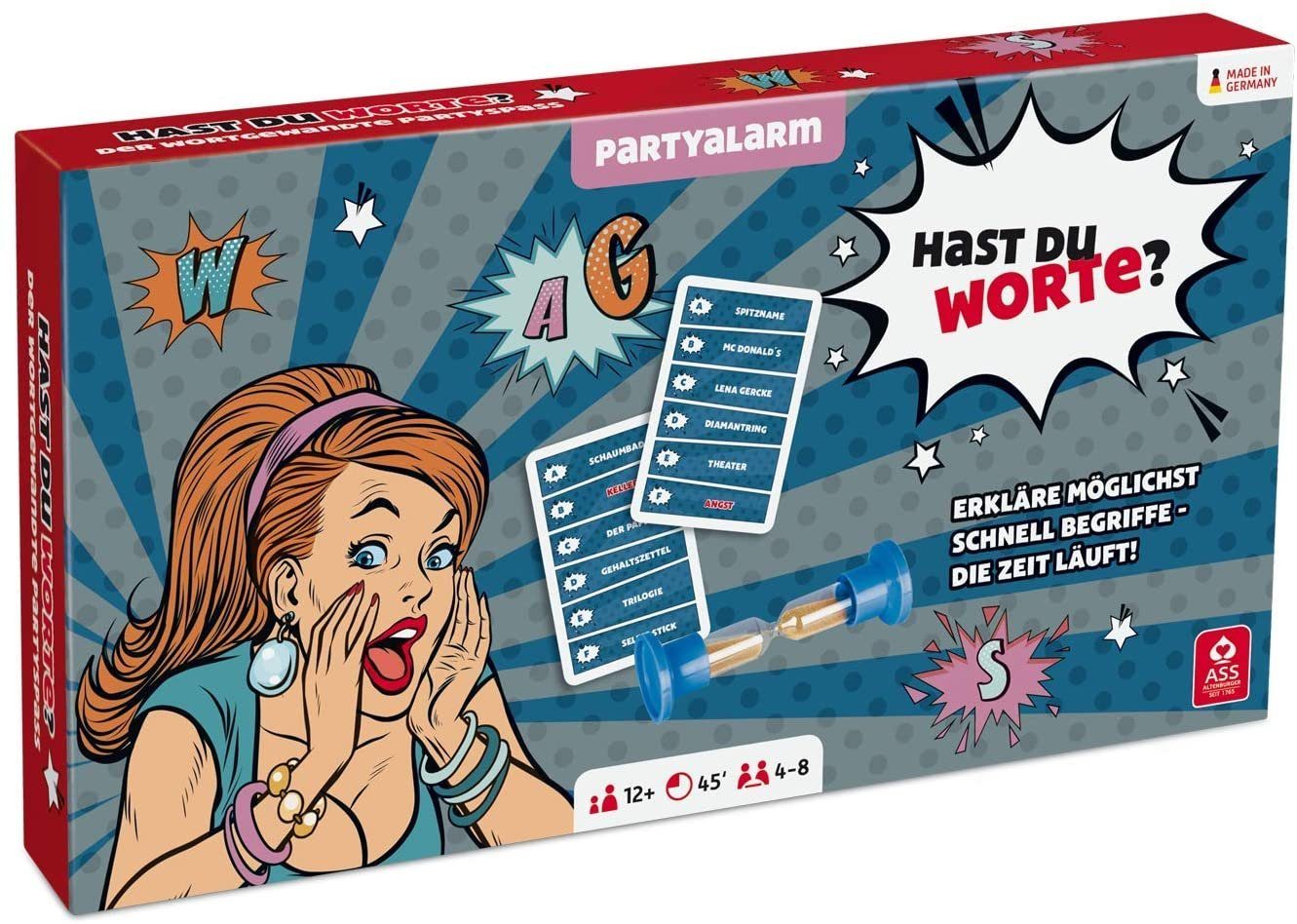 ASS Altenburger Spiel ASS Partyspiel Hast Du Worte?, Kartenspiel