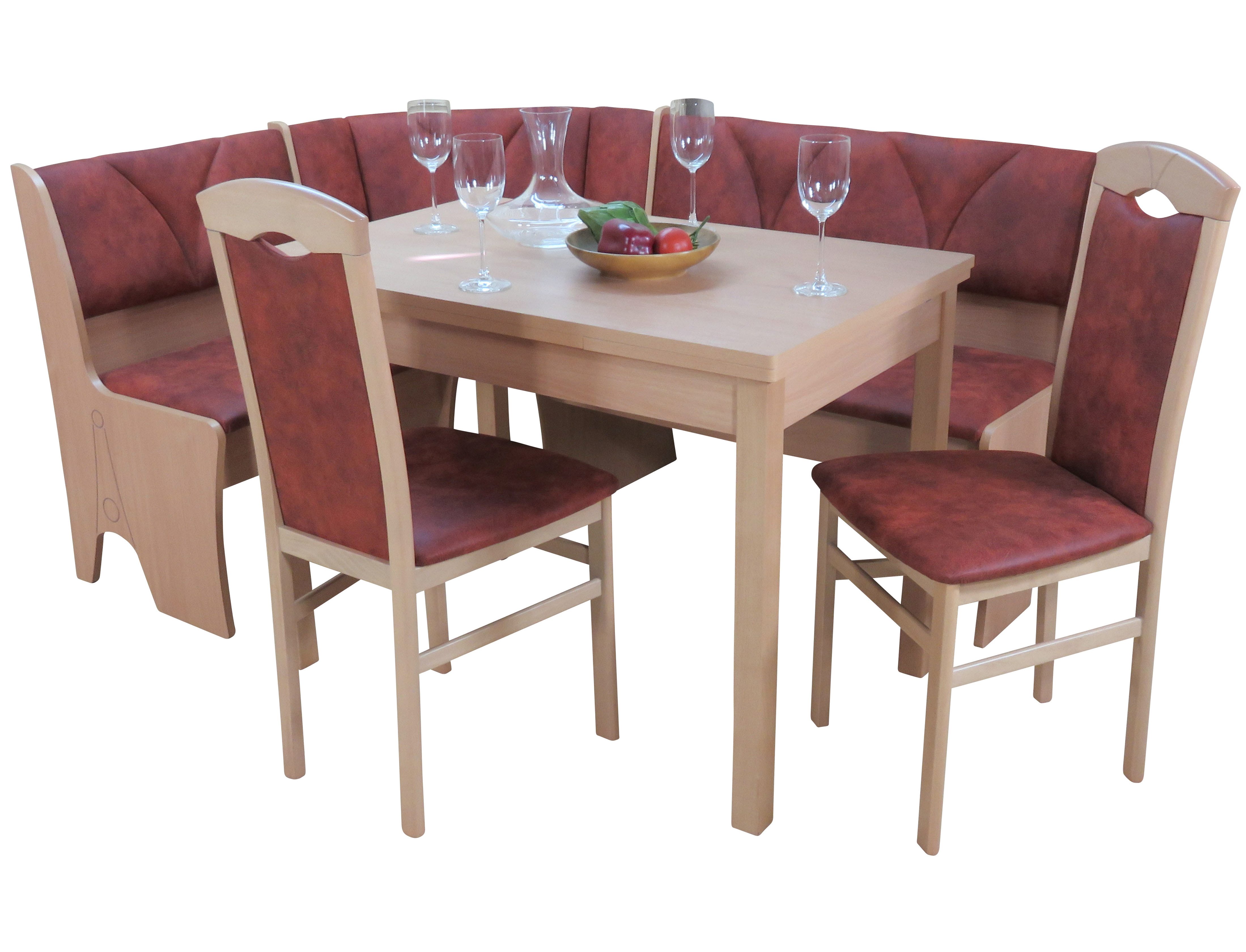 moebel-direkt-online Eckbankgruppe 4tlg. Eckbankgruppe wahlweise mit Tisch günstig online kaufen