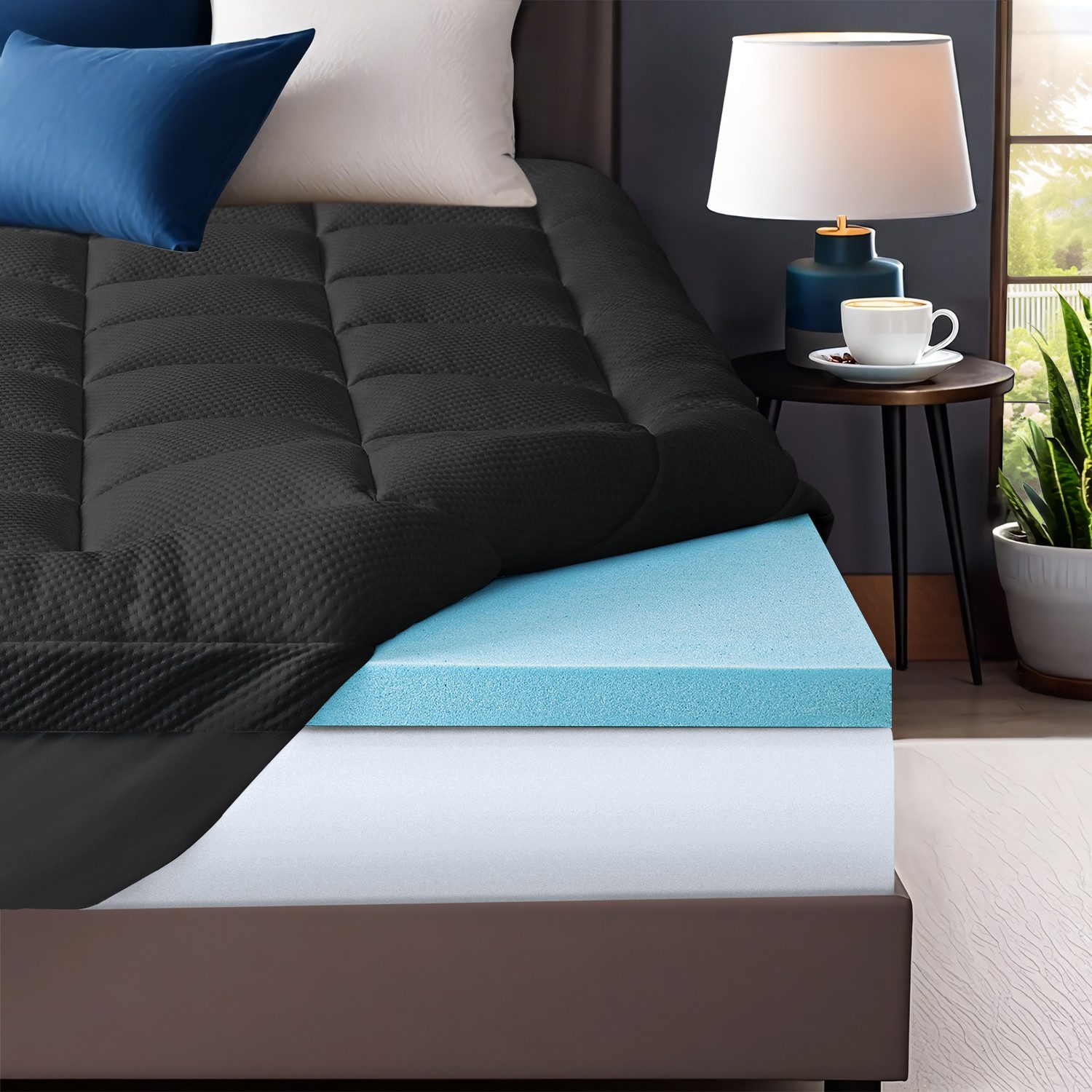 Elemuse, Topper Gel Schaum H3/H4 Topper günstig online kaufen