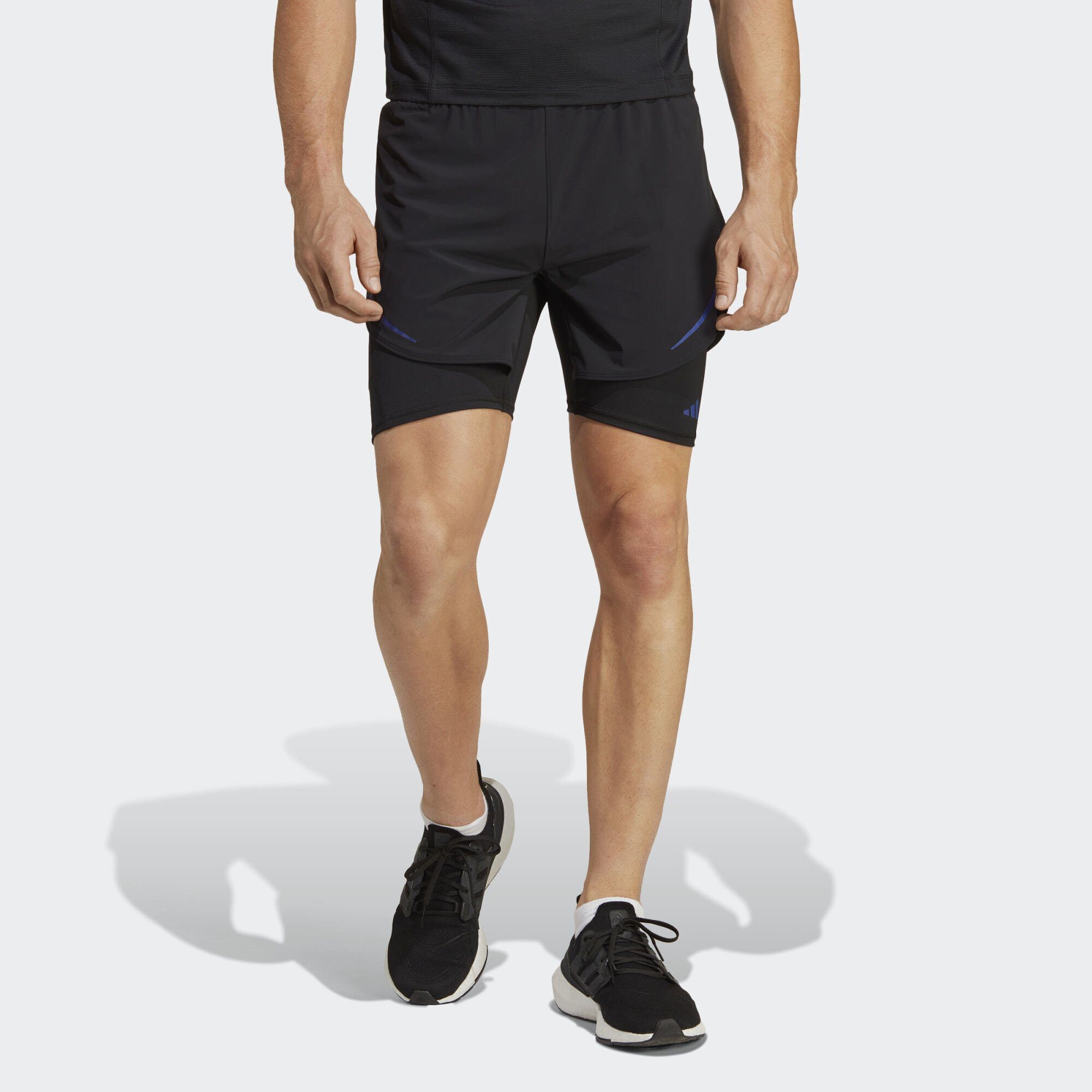 adidas Performance 2-in-1-Shorts HEAT.RDY HIIT 2-IN-1 TRAINING SHORTS Black