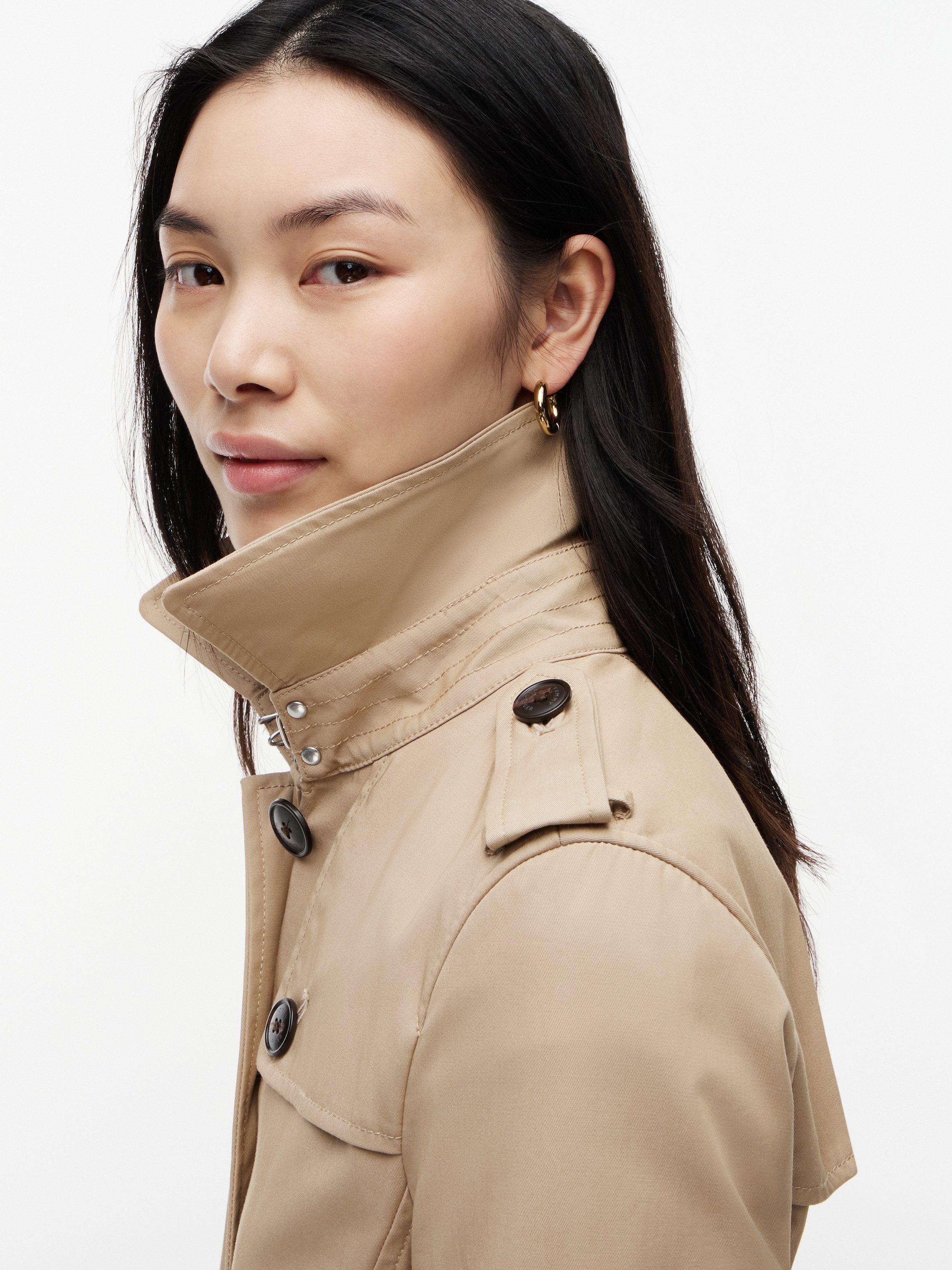 Tommy Hilfiger Langjacke HERITAGE SINGLE BREASTED TRENCH mit den typischen Trenchcoat-Details
