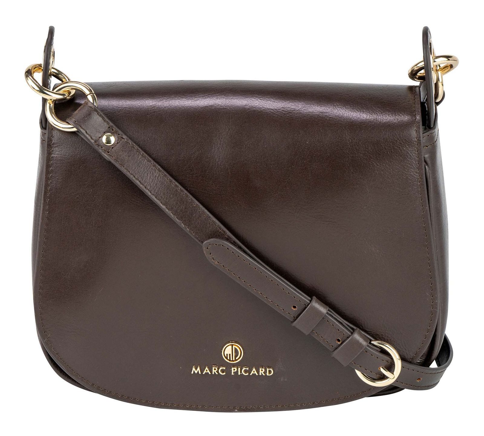 Marc Picard Schultertasche Shoulder Bag, aus echtem Rindsleder