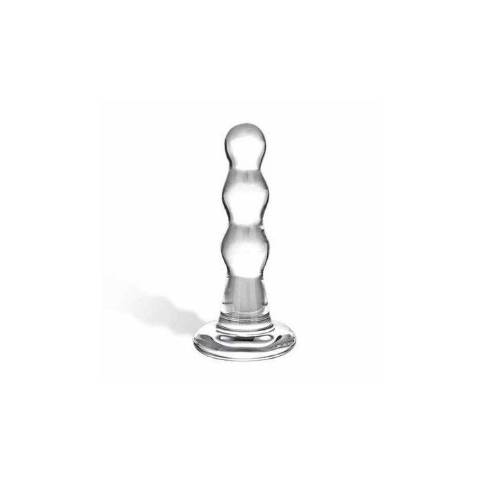 Glas Analplug Glas - Triple Play Beaded Glass Butt Plug perlenförmiger Analplug
