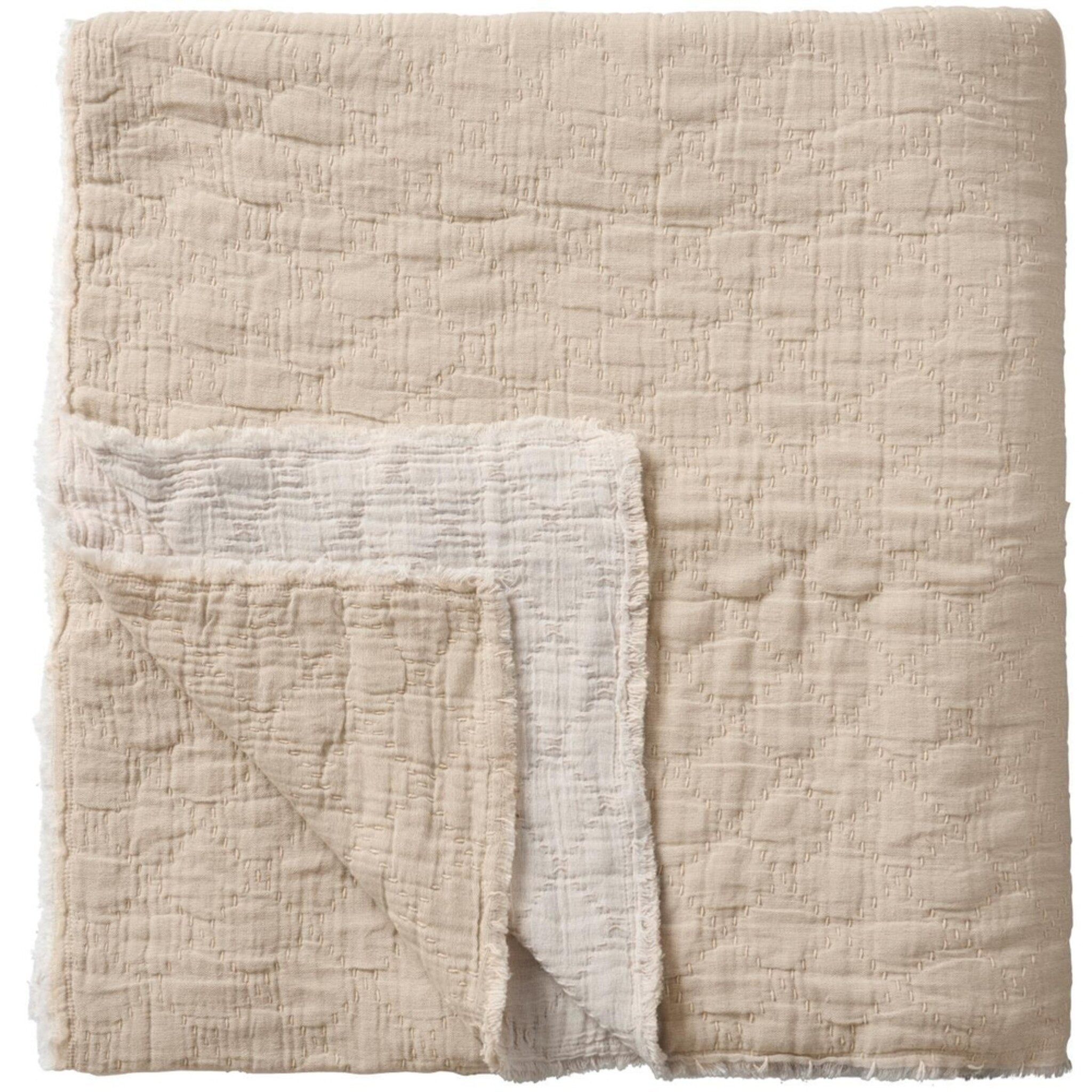 Wohndecke decke doppelt doppelt gewebt KaroStickerei, Ib Laursen