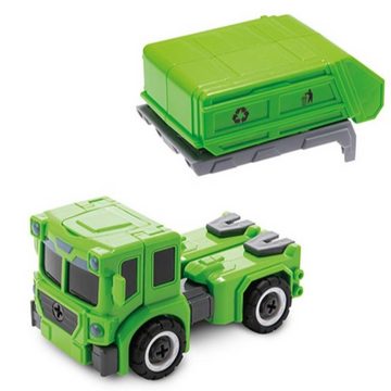 Toi-Toys Spielzeug-Krankenwagen Müllauto Verwandlungs Roboter Müllwagen LKW