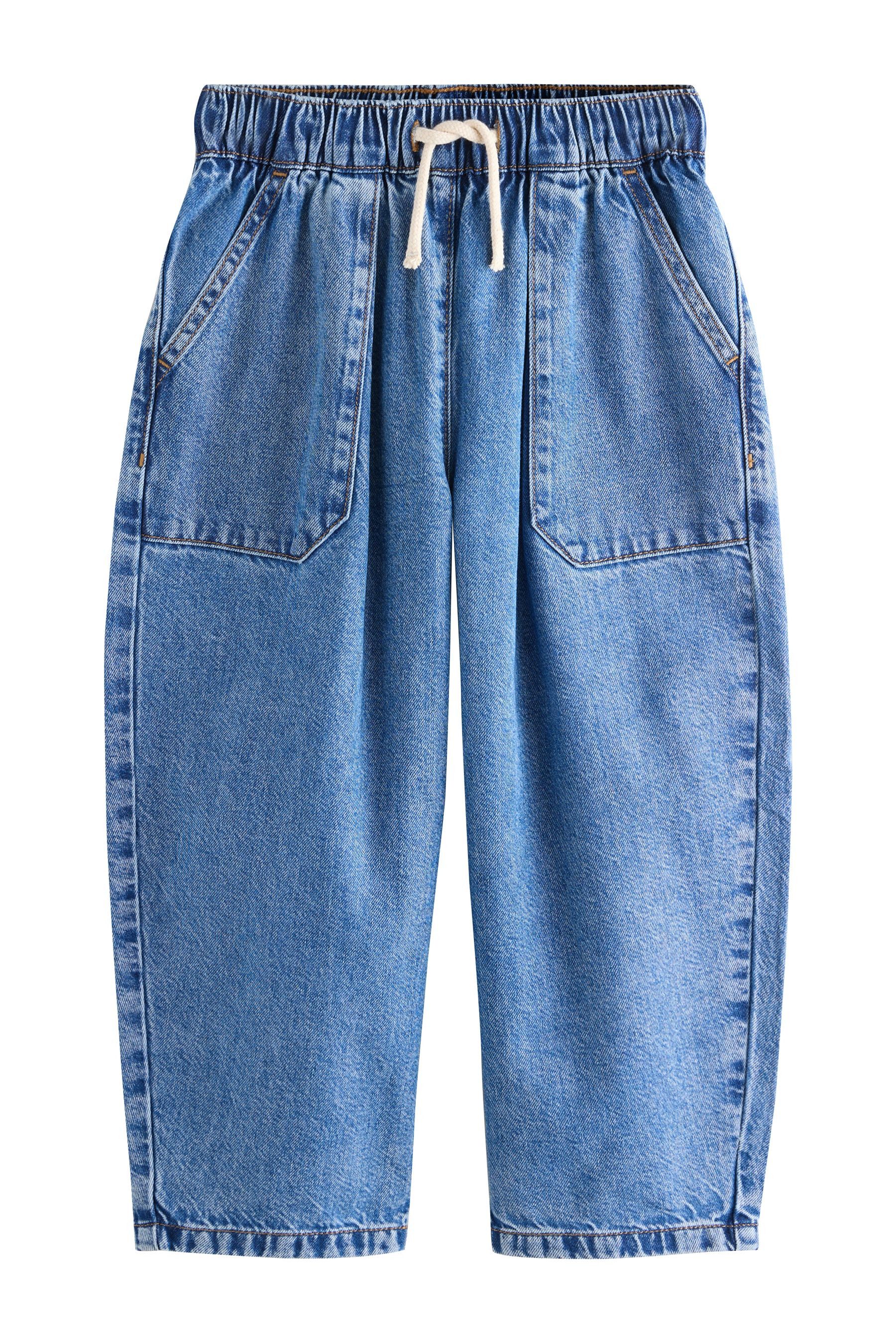 Next Weite Jeans Schlupfjeans mit Barrel-Bein (1-tlg)