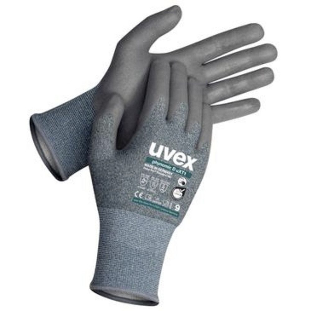 Uvex Arbeitshandschuhe uvex 6078106 60781 HPPE, Glasfaser, Polyamid, Elasthan, Carbon Schnitt