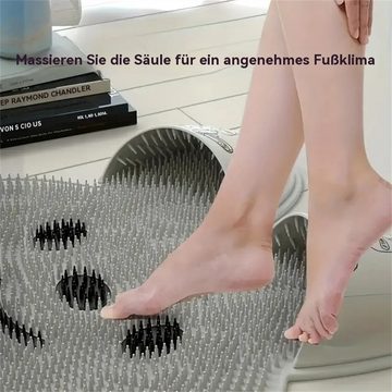 RefinedFlare Badewanneneinhängesitz Silikon-Massage-Fußmatten, rutschfeste Badezimmermatten, Badezimmer-Fußreibungswerkzeuge