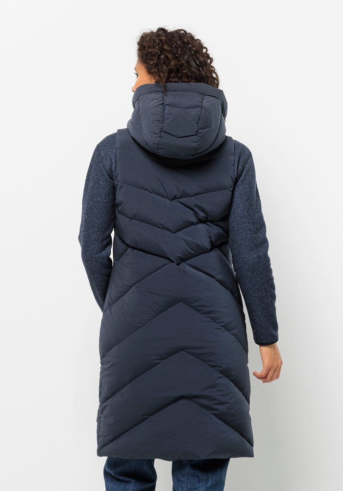 night-blue W VEST Daunenweste MARIENPLATZ Jack Wolfskin