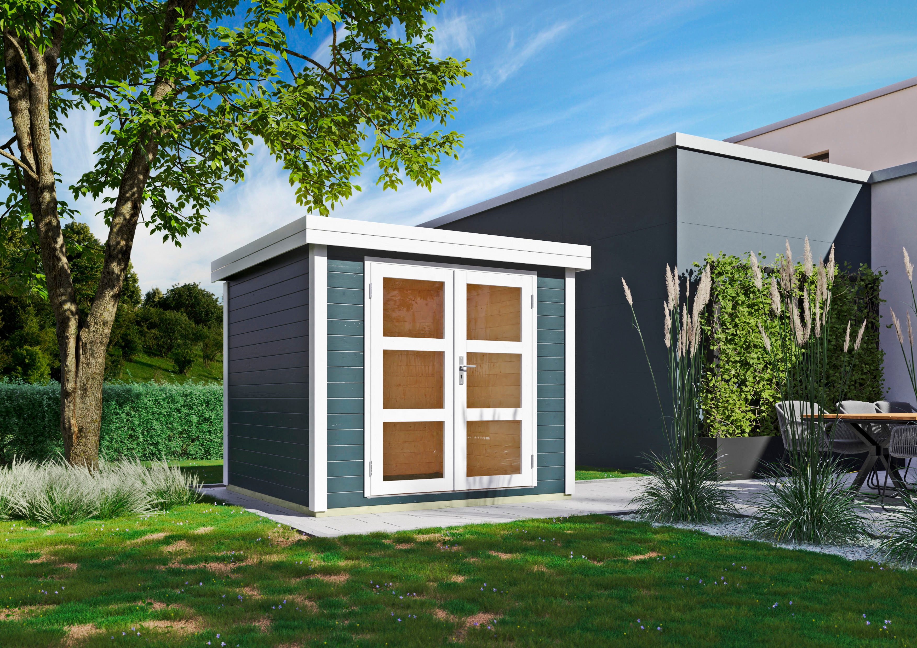 KONIFERA Gartenhaus Arktur, BxT: 252x252 cm