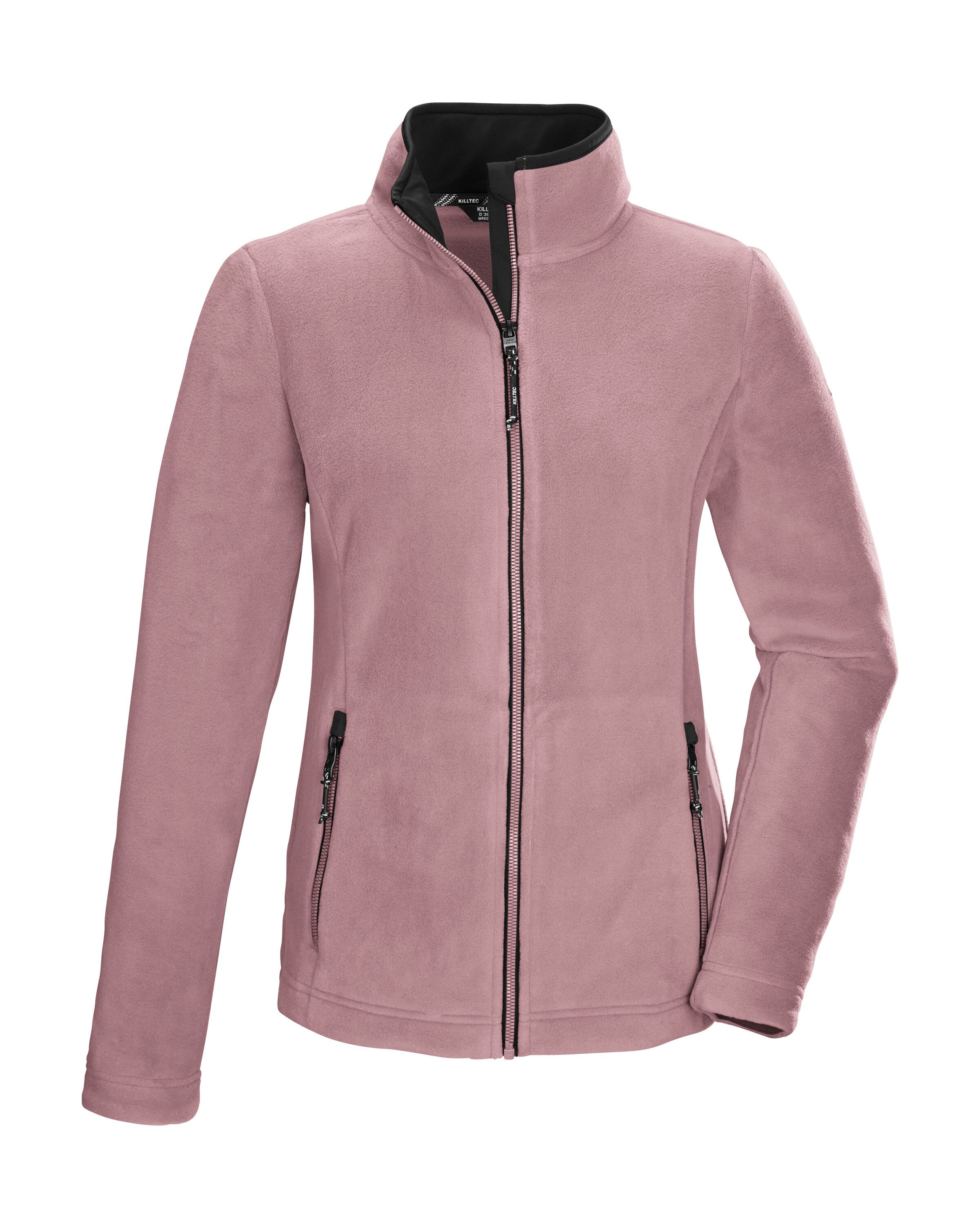 Killtec Fleecejacke KOW 3 WMN FLC JCKT Fleecejacke mit Stretch, Kinnschutz und verschließbaren Taschen