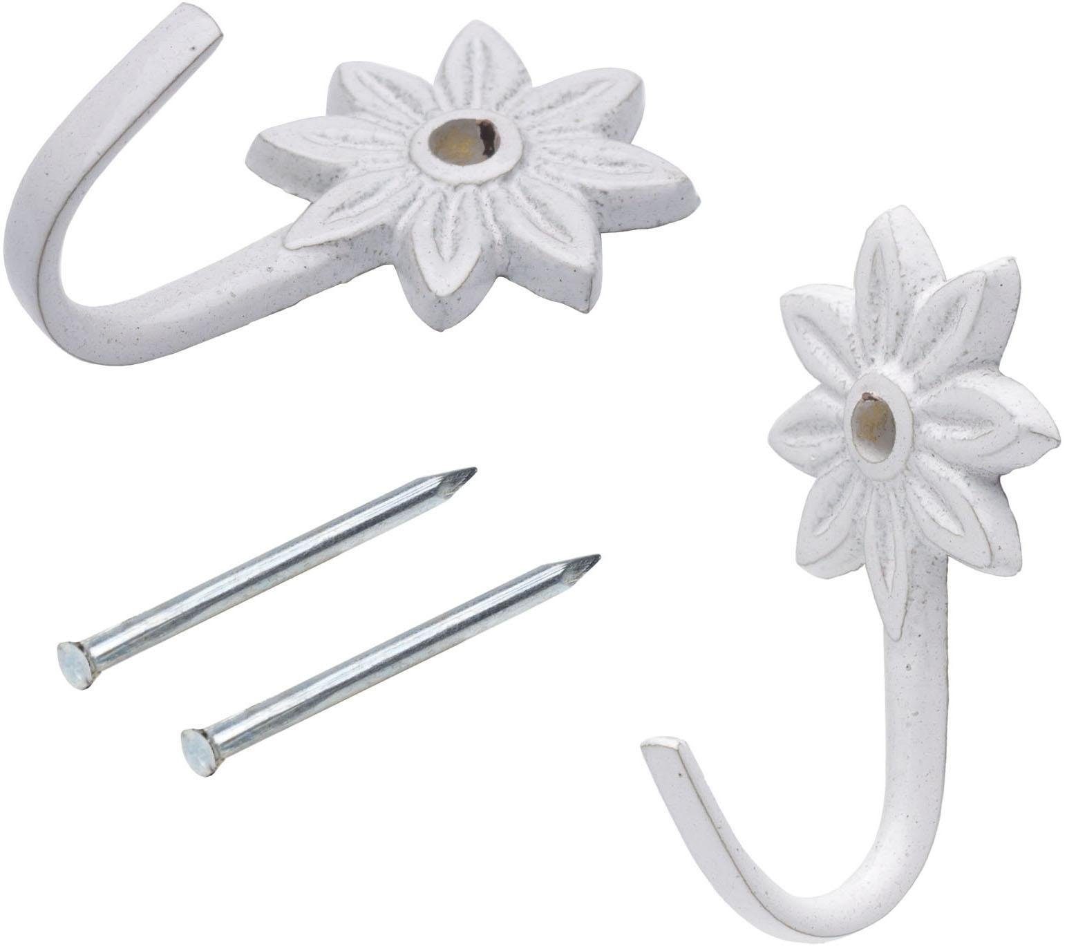 Liedeco Raffhaken Sternchen, Gardinen, (Set, 2-tlg), für Seitenschals, Gard günstig online kaufen