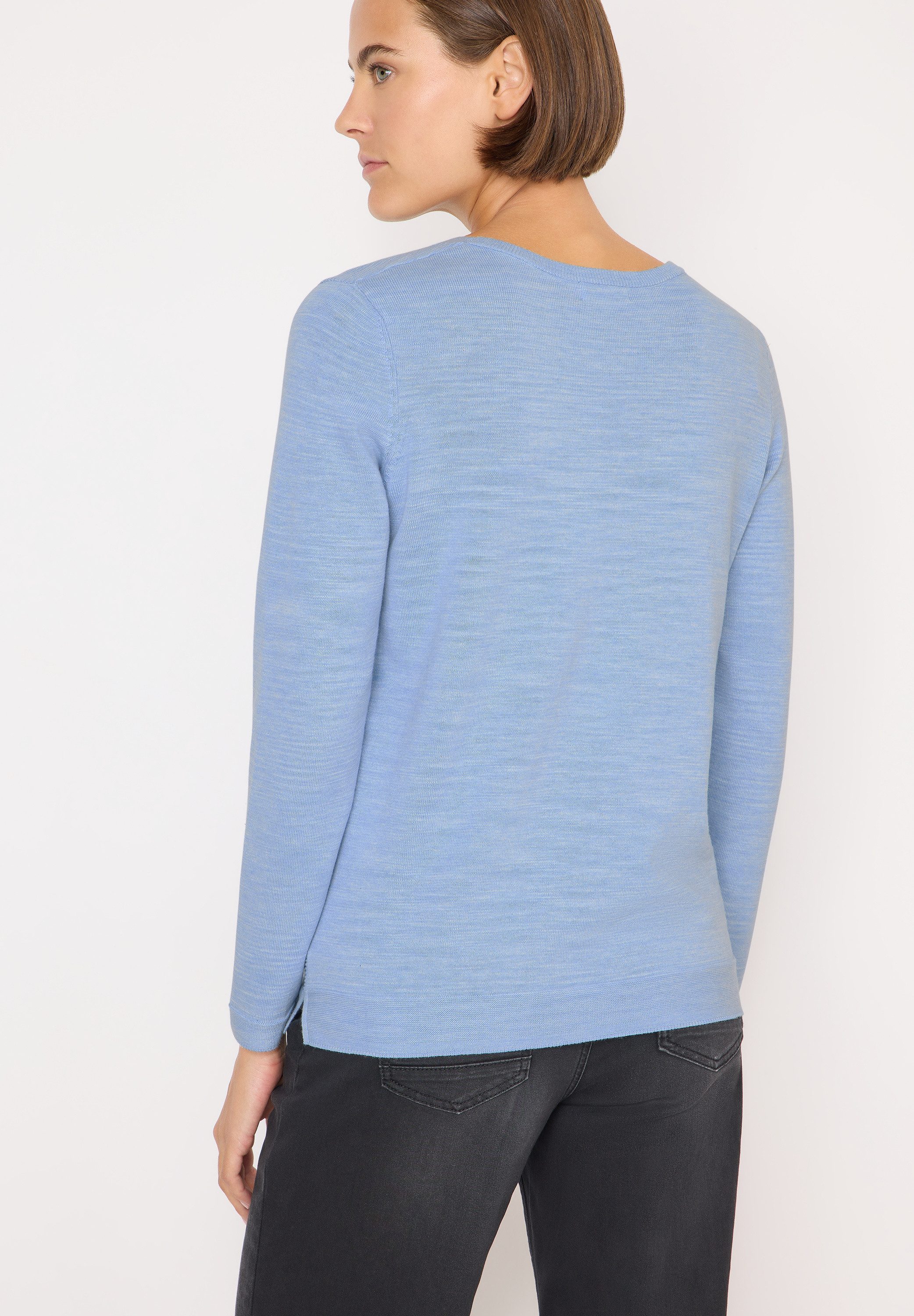 CECIL Rundhalspullover mit Struktur günstig online kaufen