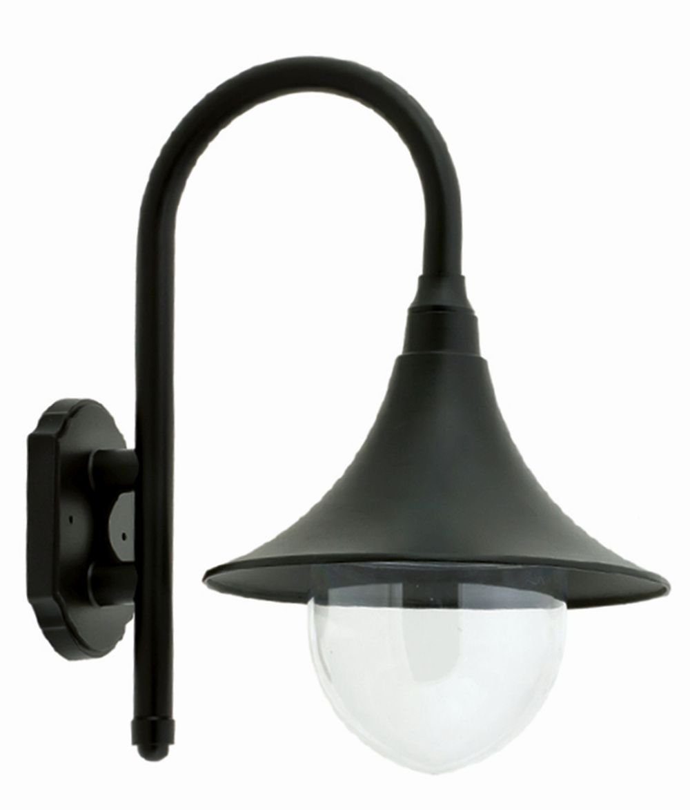LichtErlebnisse AußenWandleuchte »MADILAH«, Außenlampe IP43 Schwarz