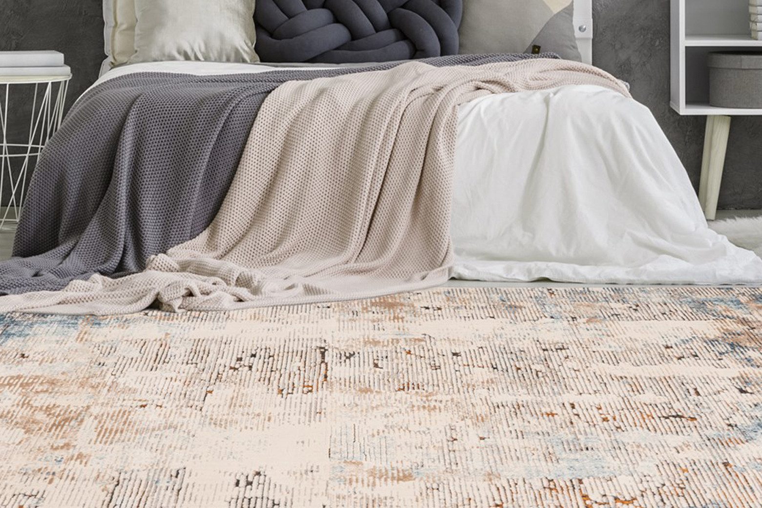 Arte Espina Teppich Palace 100, rechteckig, Höhe: 13 mm, Soft Touch, Vintage-Design, dezente Farben