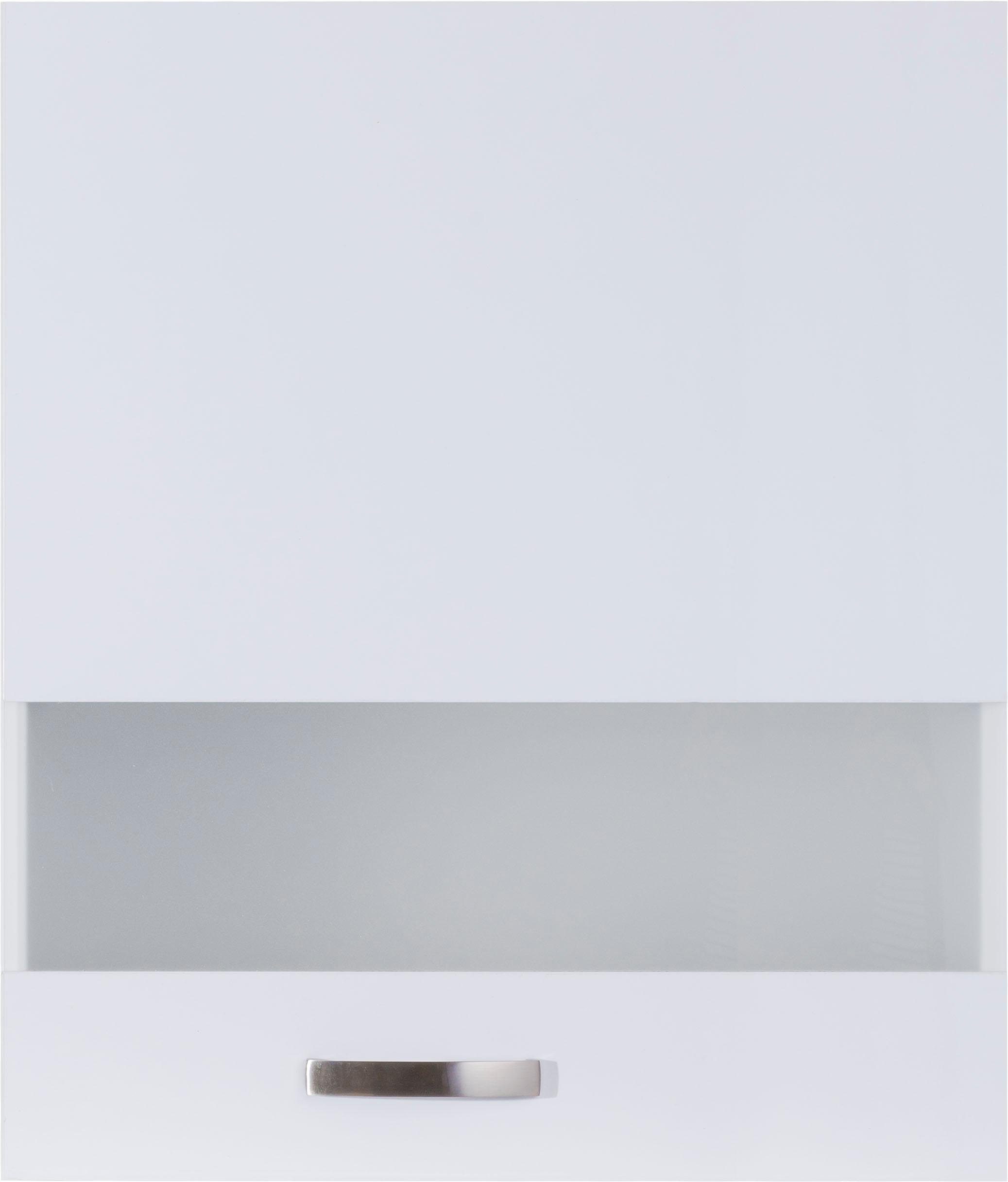 Cara | Glashängeschrank 60 weiß Breite weiß/weiß cm OPTIFIT