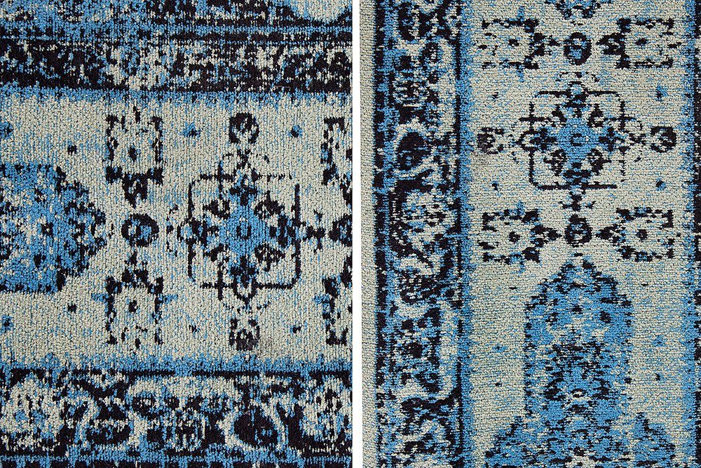 Stil rechteckig, blau, Wohnzimmer UNIQUE Teppich 240x160cm geometrische Höhe: mm, riess-ambiente, · · 10 orientalischer PURE Muster