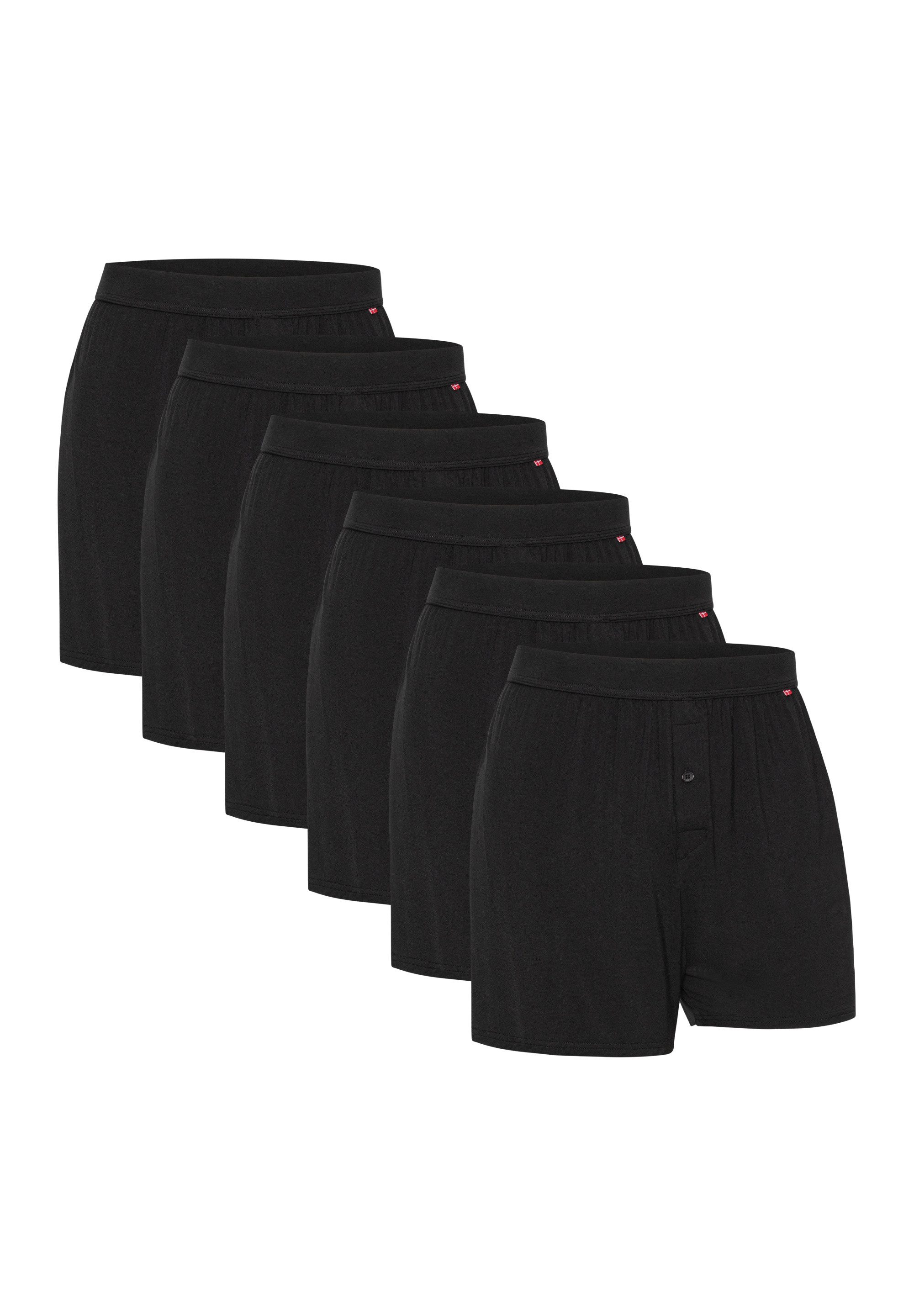 DANISH ENDURANCE Boxershorts Loose 6St Lockere Herrenboxershorts mit Komfort & Atmungsaktivität