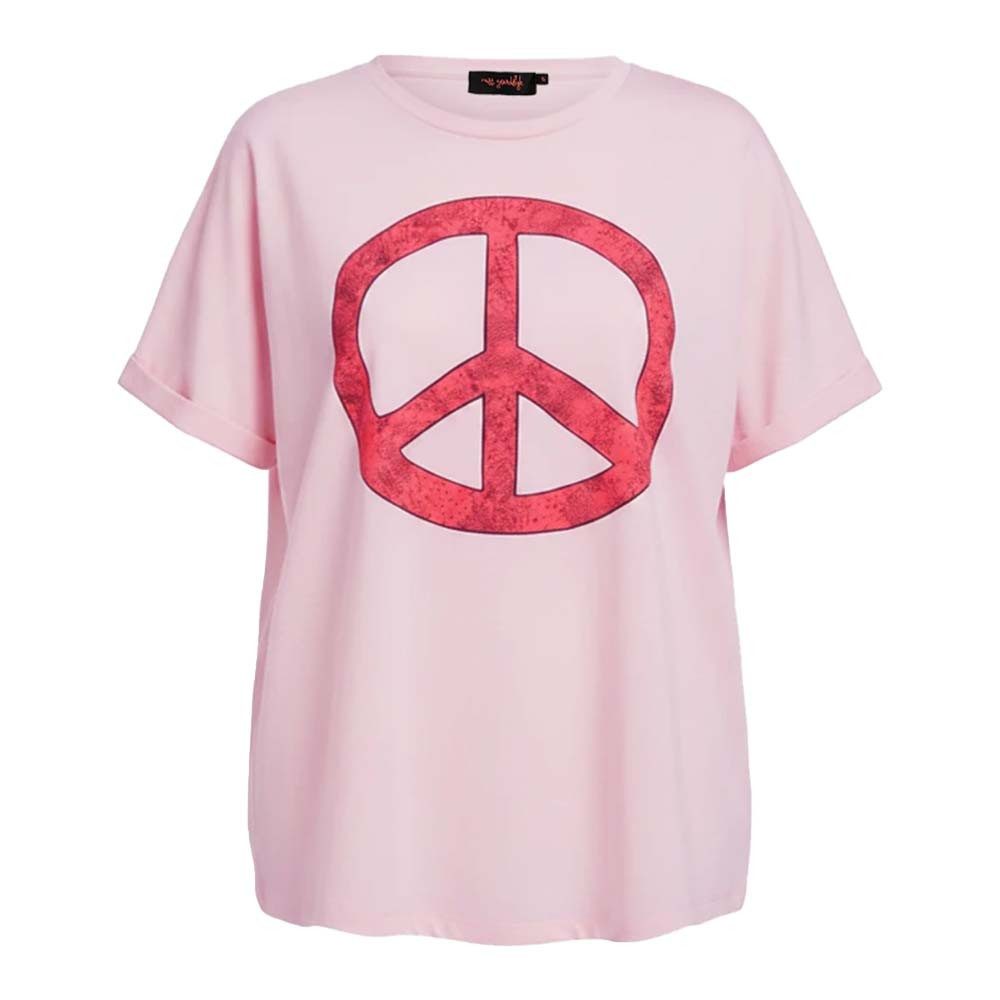 Miss Goodlife T-Shirt Miss Goodlife MG13935 T-Shirt „Peace Snake“ in Rosa