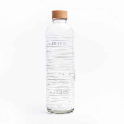 Trinkflasche CARRY 1 l WATER IS LIFE GLAS, Regional produziert