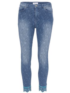 atinka Ankle-Jeans Röhrenjeans mit Lasertechnik