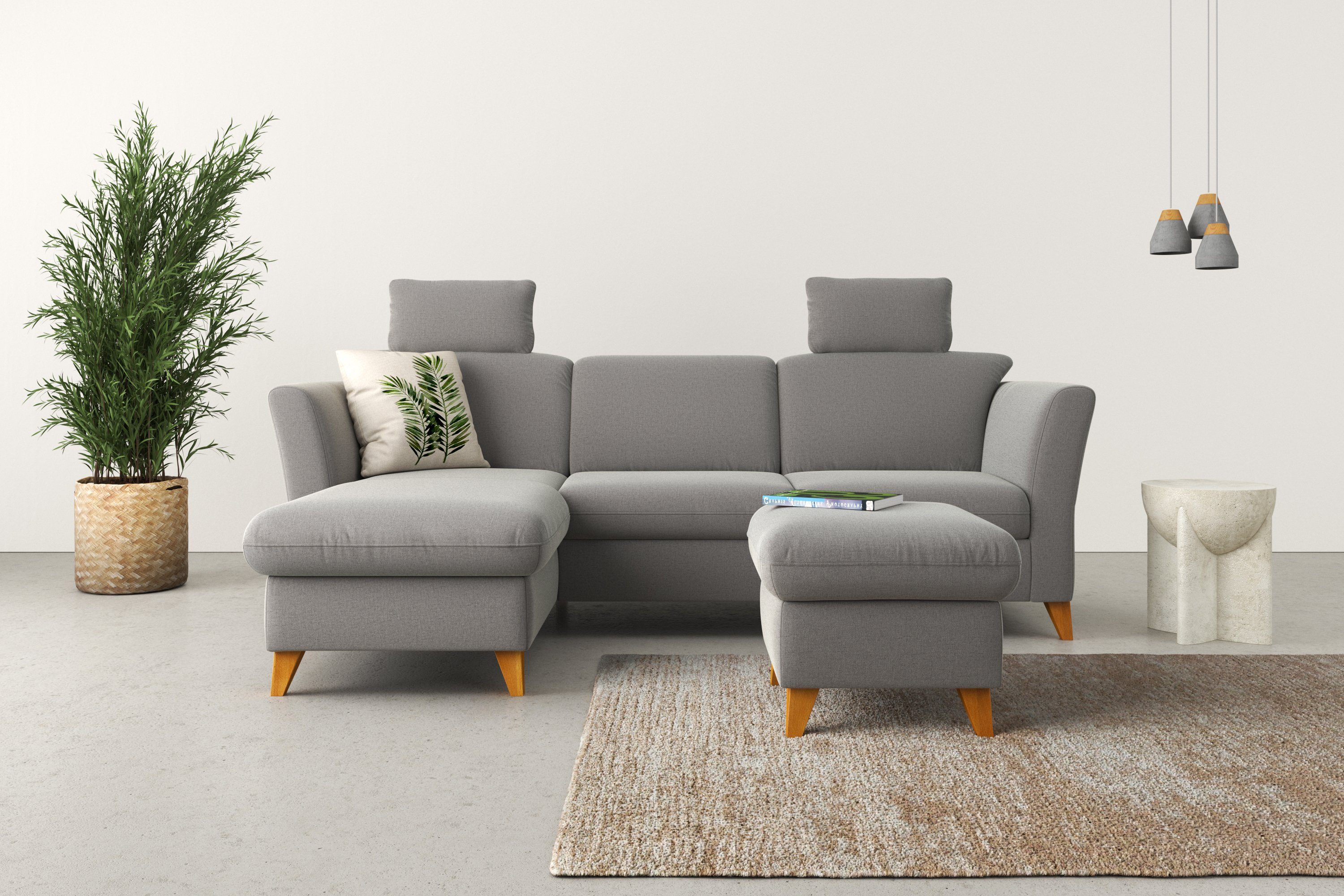 Home affaire Ecksofa Trelleborg L-Form, Federkern-Polsterung, günstig online kaufen