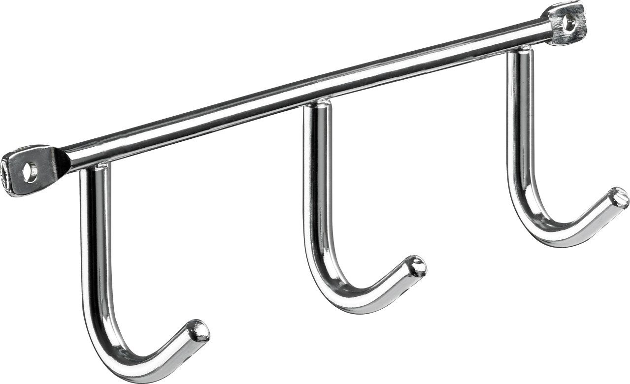 Hettich Garderobenleiste Hettich Garderobenleiste 3 Haken 20,0 x 5,2 x 3,5