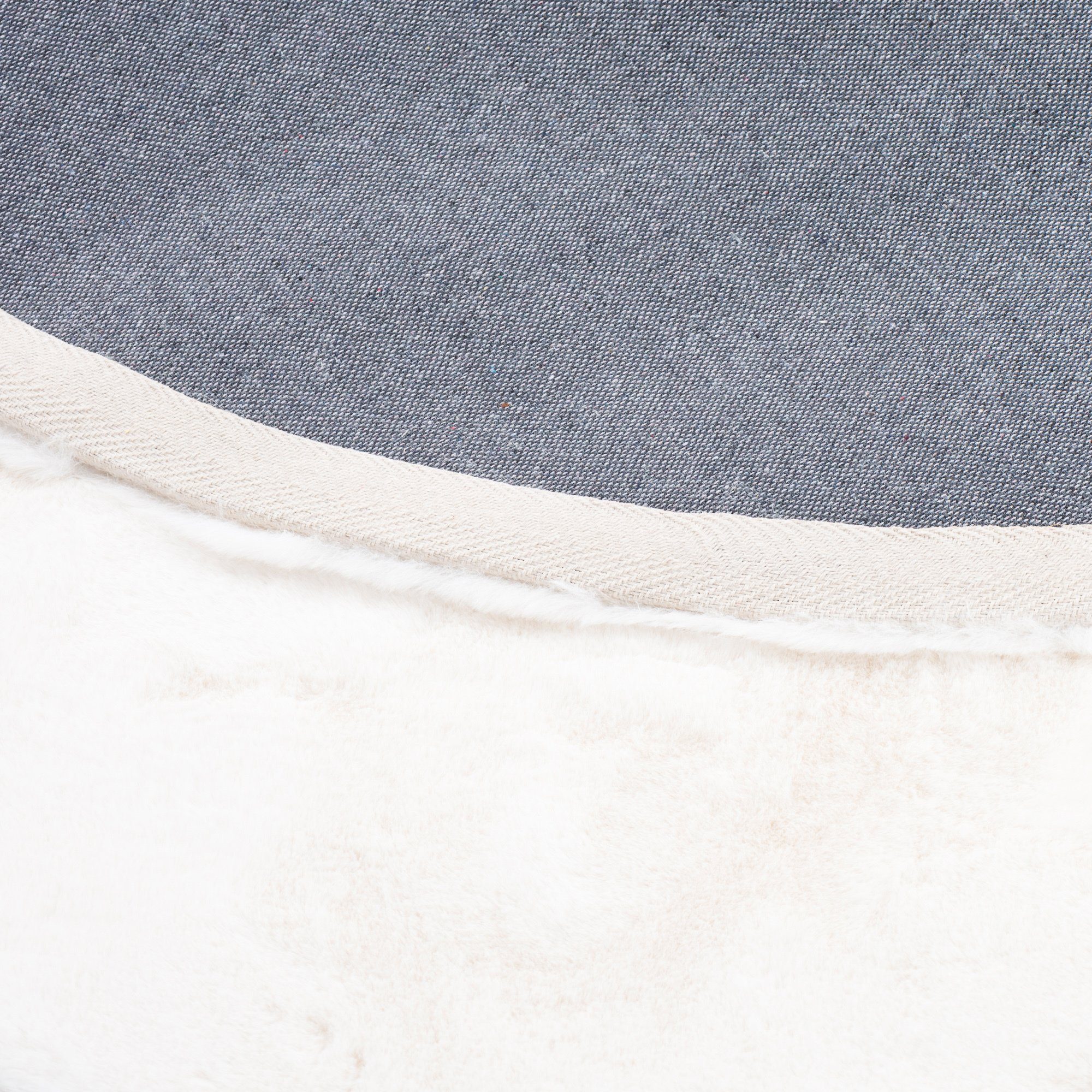 Pergamon Fellteppich Fellteppich Luxus Super Soft Plush Rund, Rund, Höhe: 25 mm