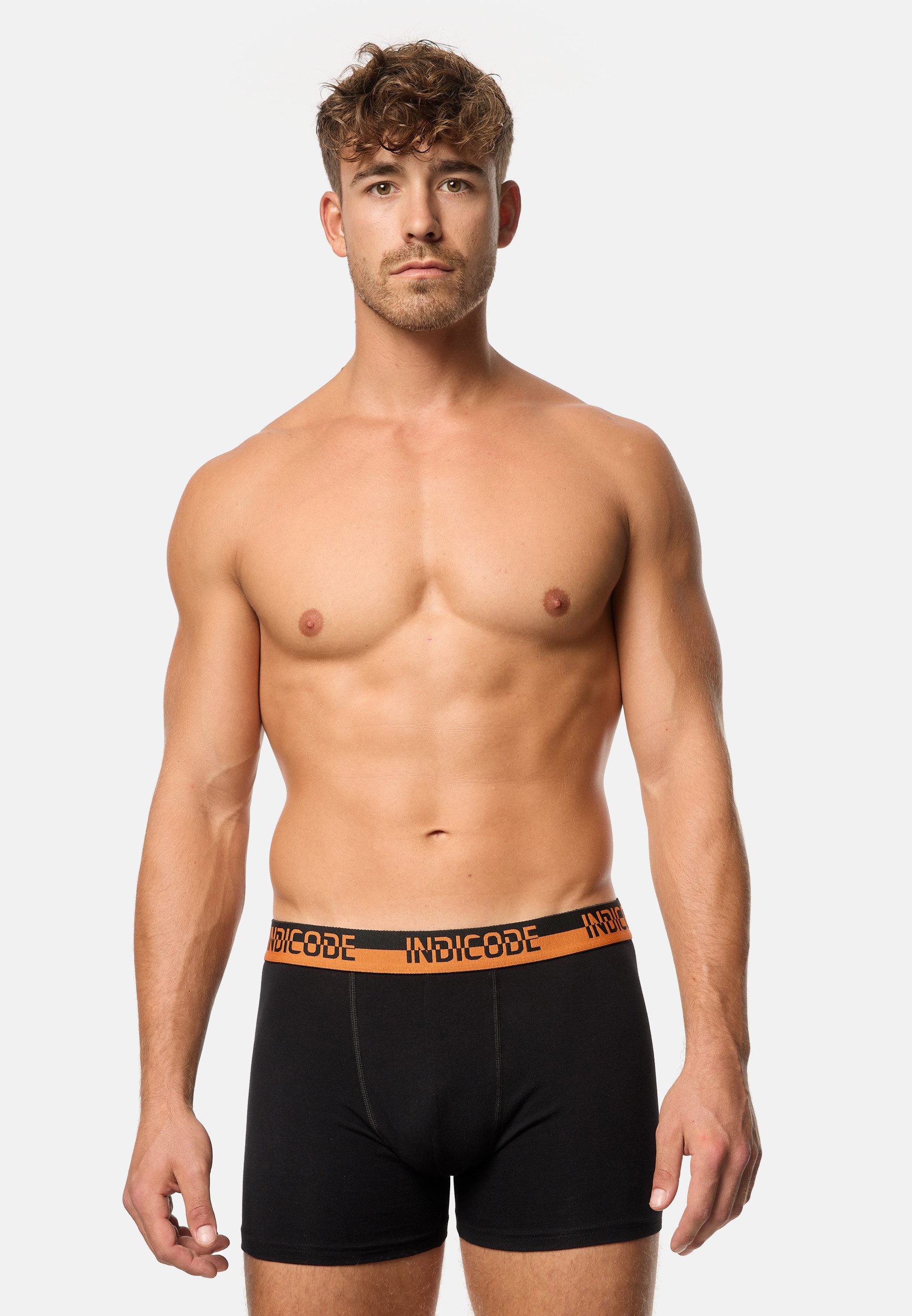 Indicode Boxershorts Herren Copenhagen Boxer Shorts Herrenshorts (Boxershorts) 7er Pack