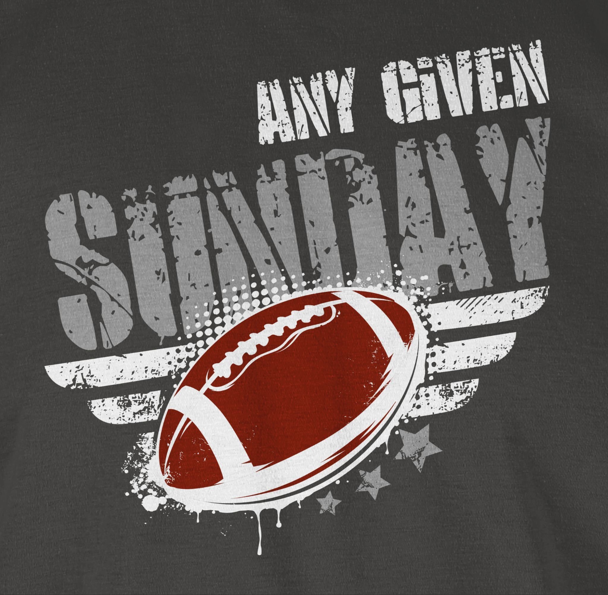 Given Football T-Shirt Dunkelgrau Any American Shirtracer Football NFL Sunday 3